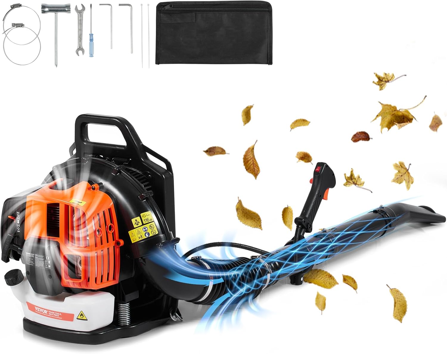 🔥Final Moments🔥63CC Backpack Leaf Blower Gas Powered