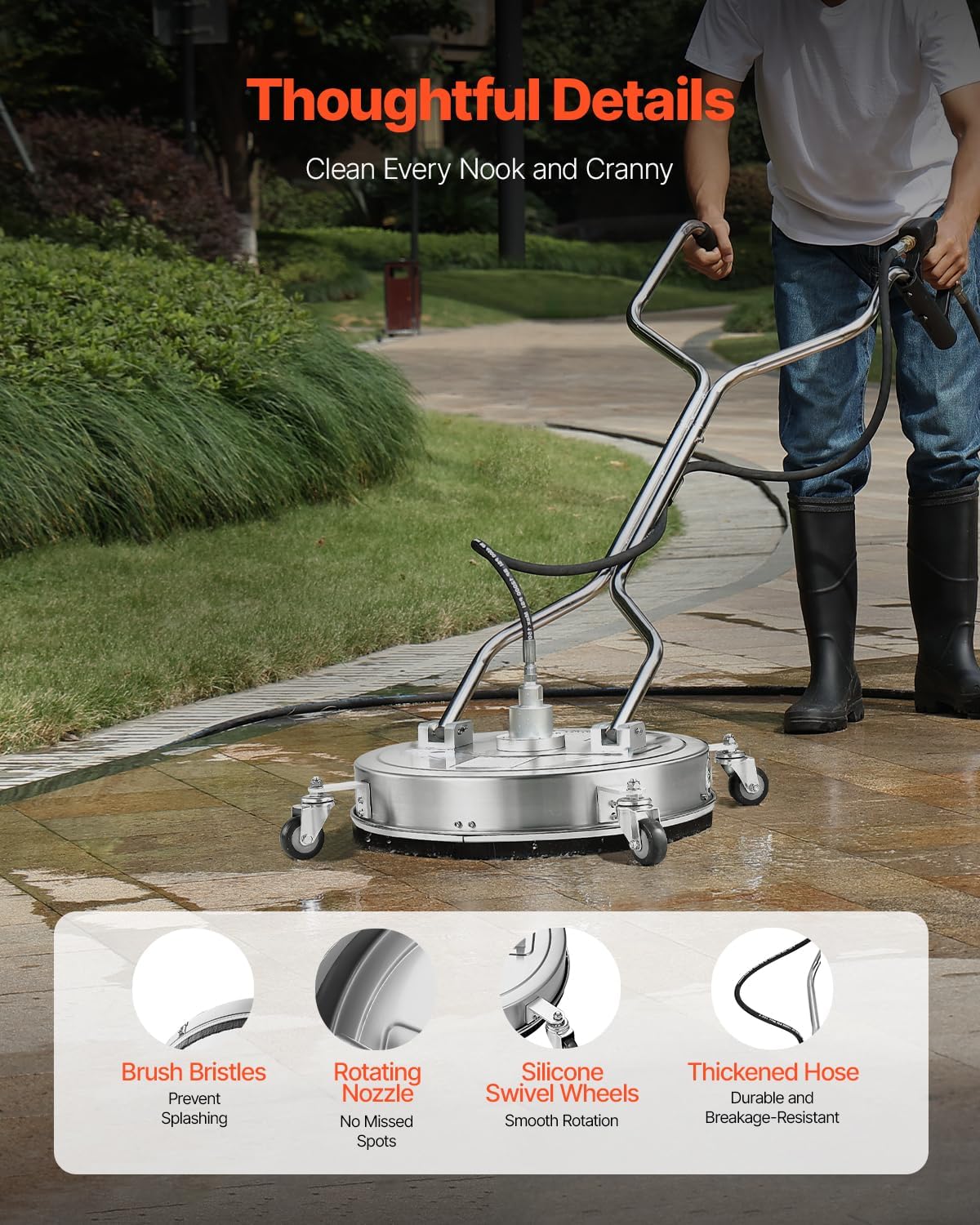 🔥Summer Sale🔥VEVOR Pressure Washer Surface Cleaner