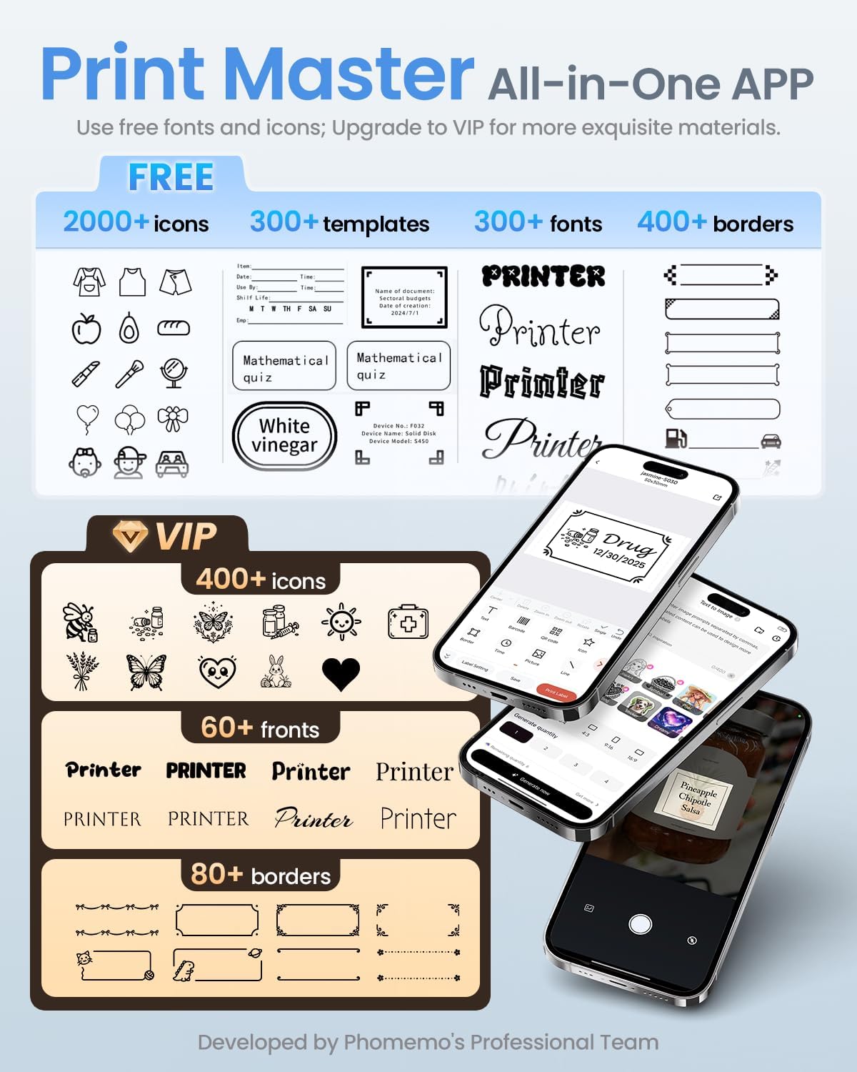 🖨️📦Phomemo M420 Bluetooth Thermal Label Printer