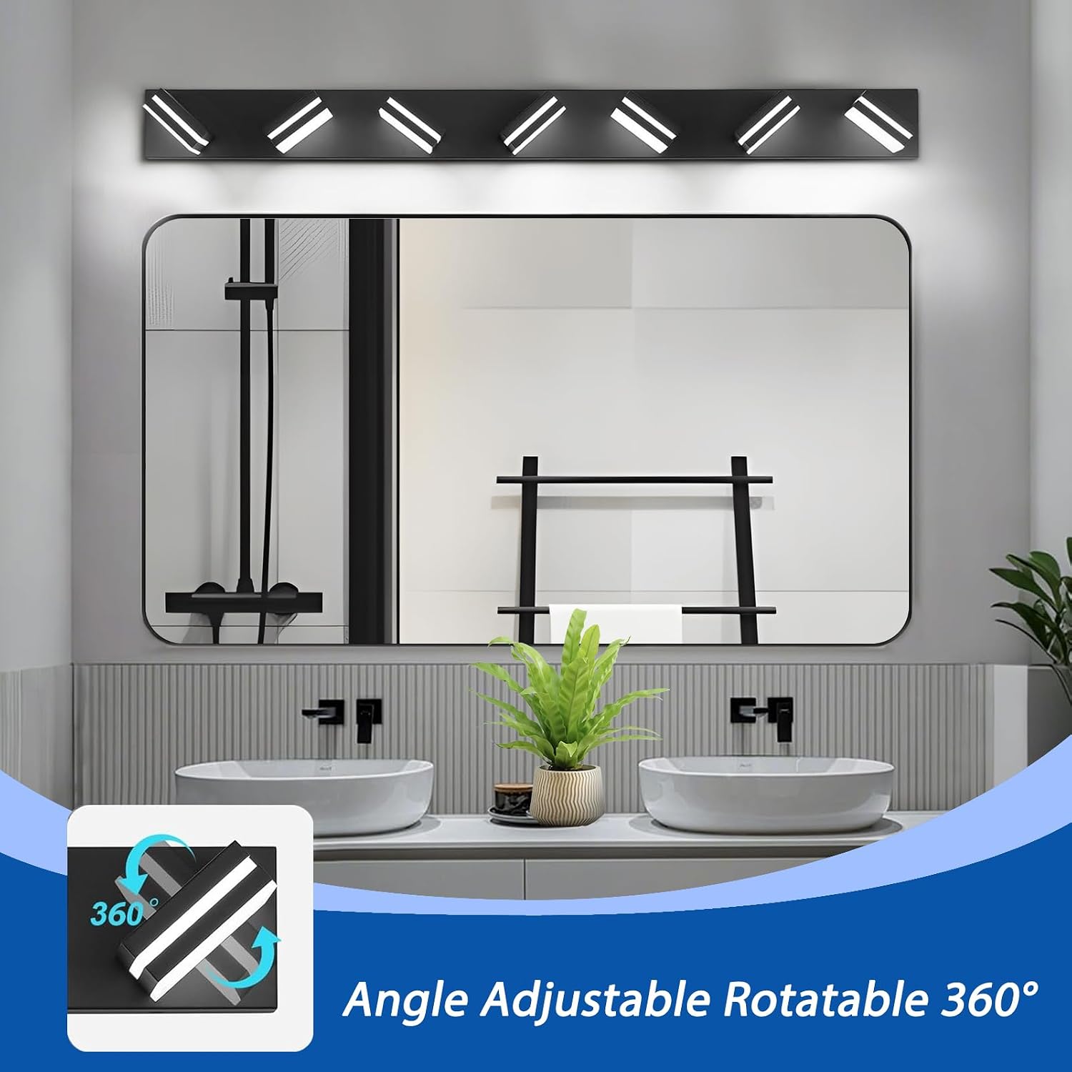 🔥Summer Sale🔥IZORRO LED Modern Bathroom Lights Fixtures
