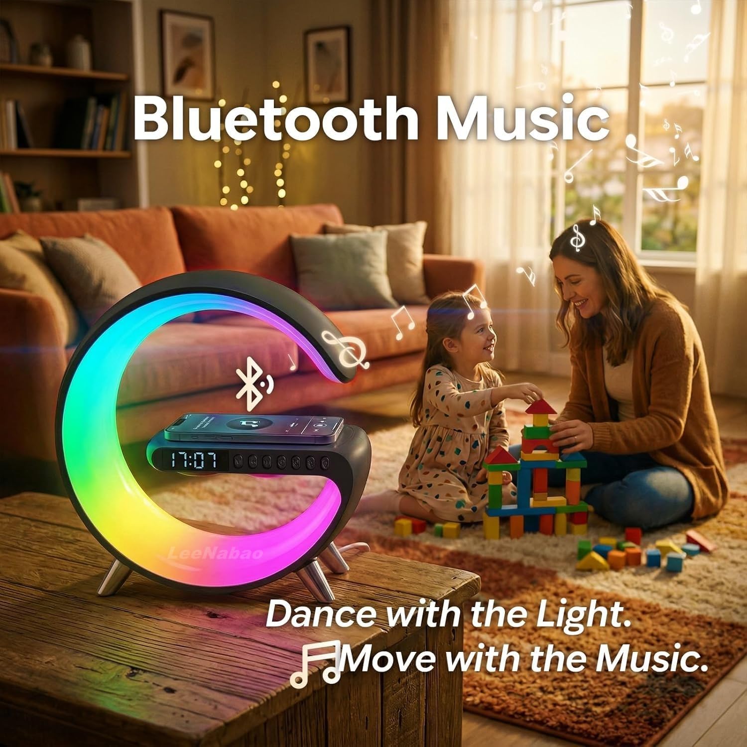 🔥Buy 1 Get 1 Free🔋🎶5-in-1 Smart Bedside Lamp