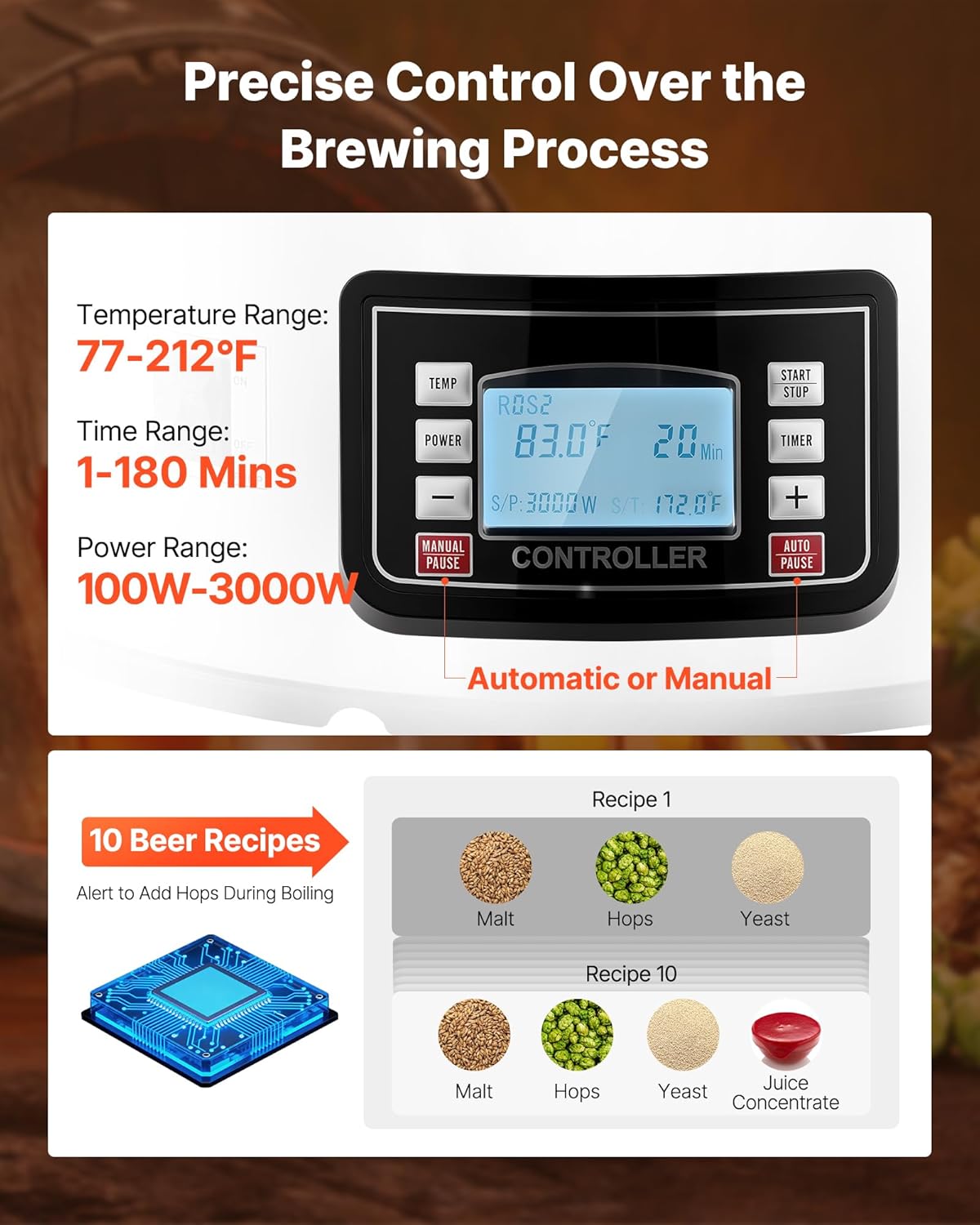 🔥Summer Sale🔥VEVOR Beer Brewing Equipment