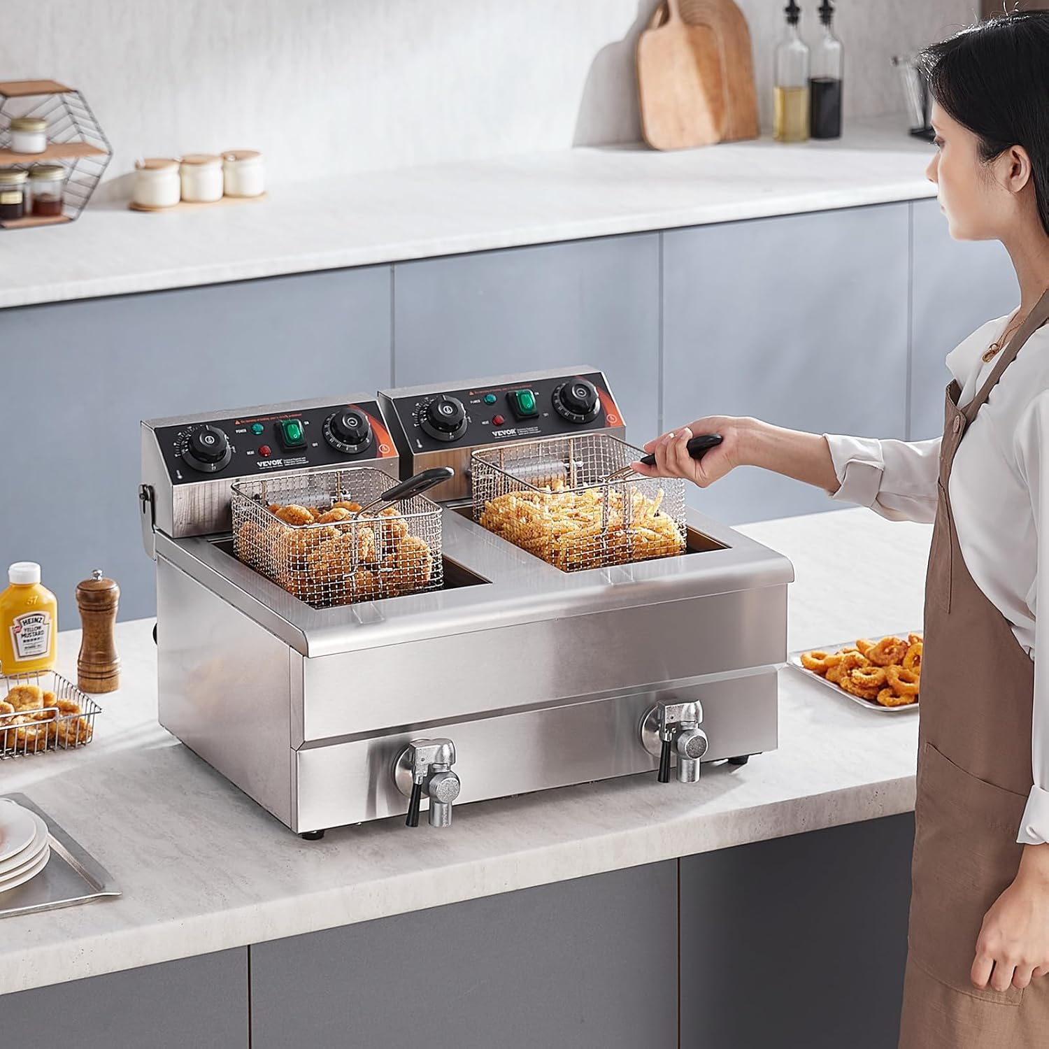 🔥Summer Sale🔥VEVOR Commercial Deep Fryer