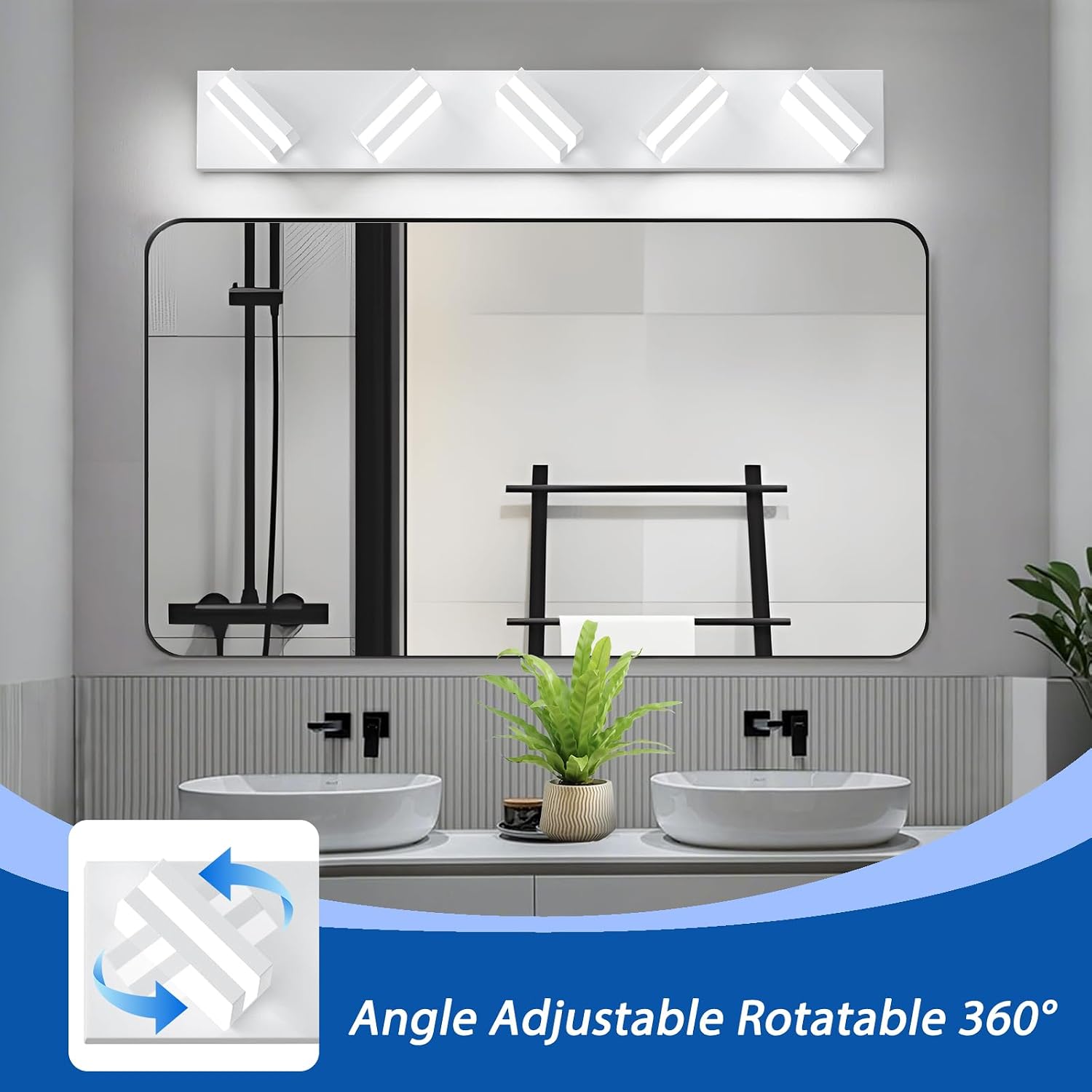 🔥Summer Sale🔥IZORRO LED Modern Bathroom Lights Fixtures