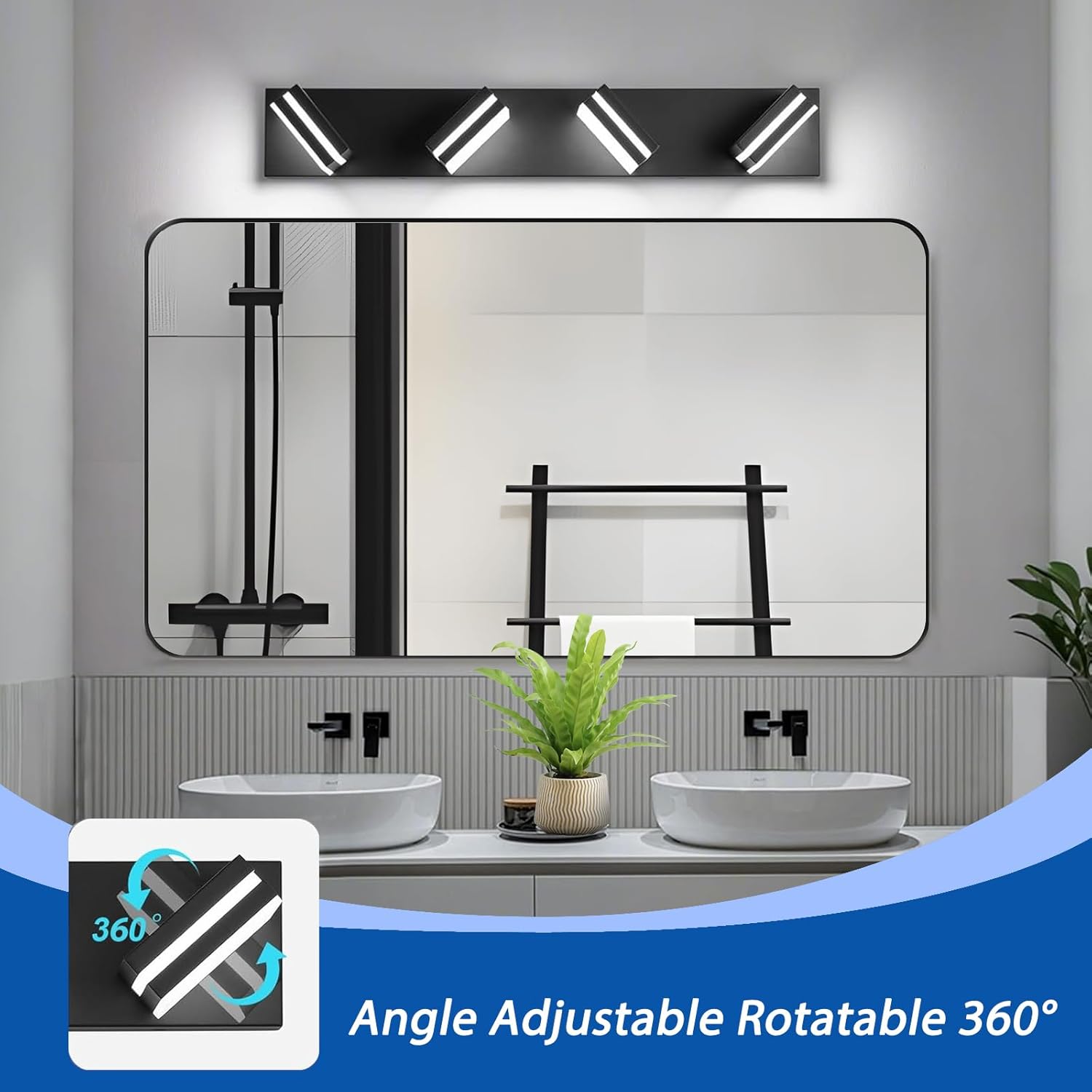 🔥Summer Sale🔥IZORRO LED Modern Bathroom Lights Fixtures