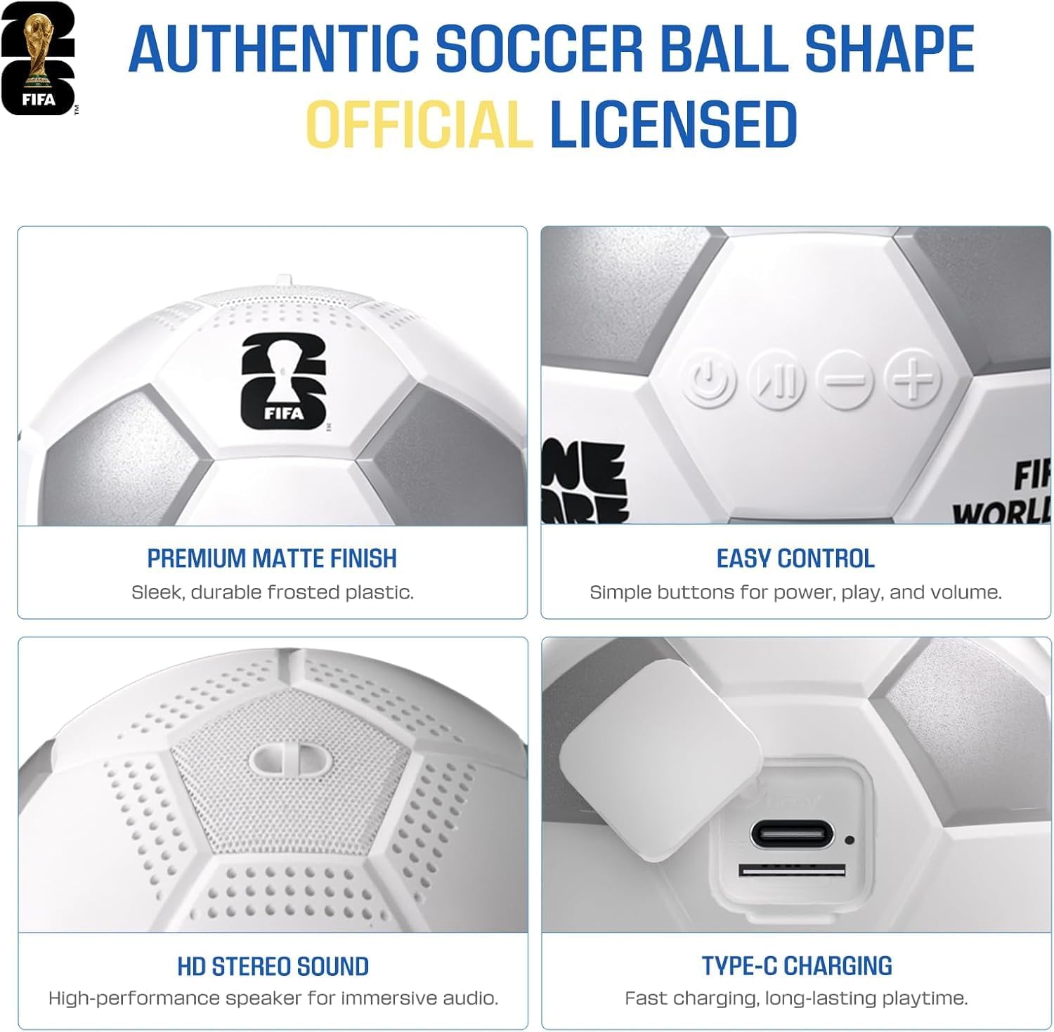 🏆⚽FIFA World Cup 2026 Portable Wireless Speaker🎶