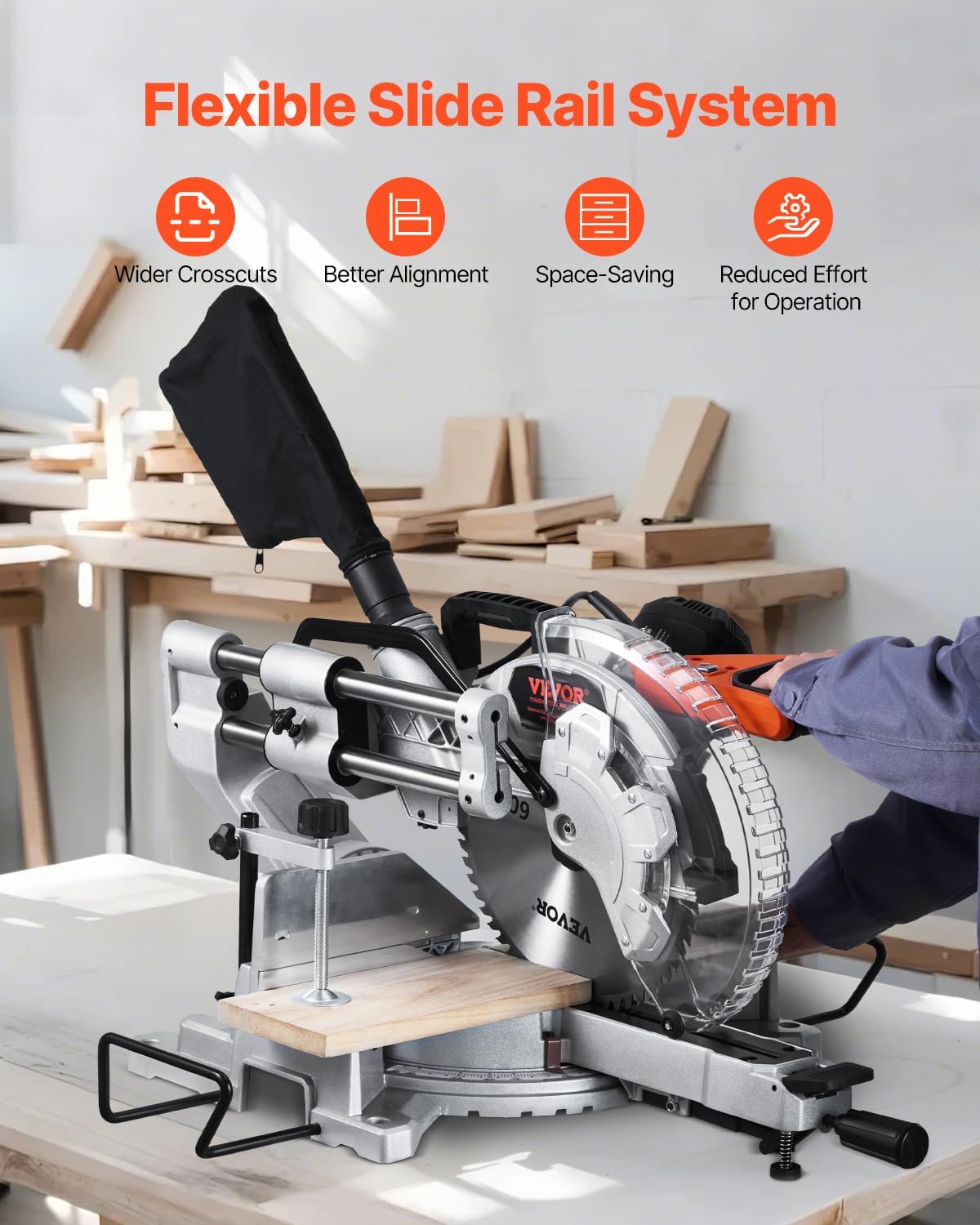 🔥Summer Sale🔥VEVOR Compound Miter Saw