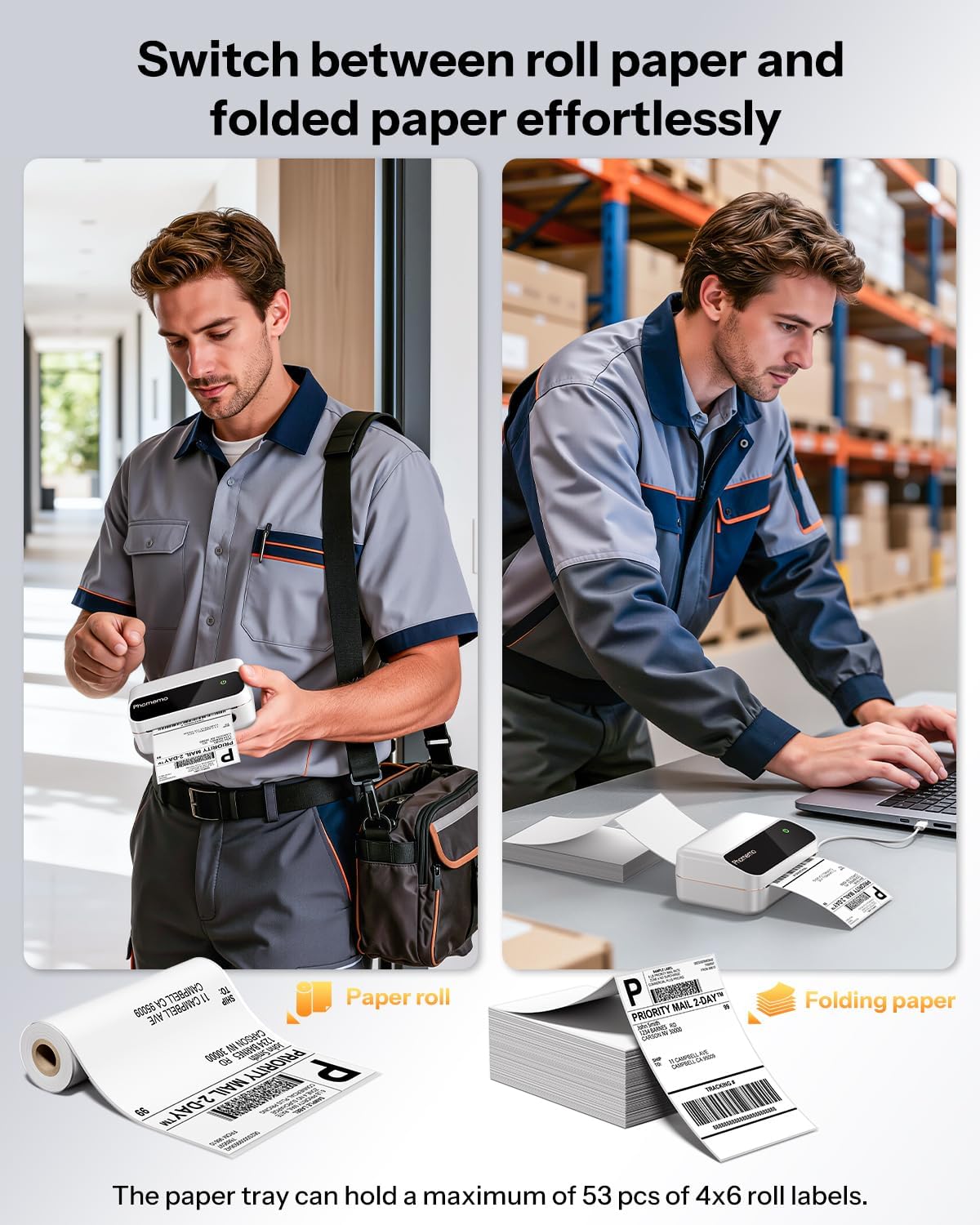 🖨️📦Phomemo M420 Bluetooth Thermal Label Printer