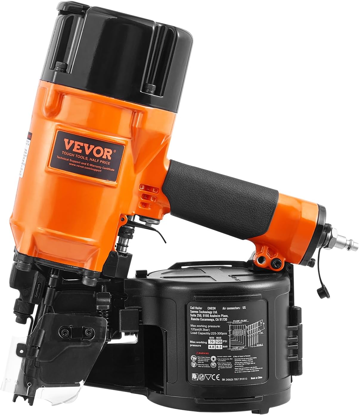 🔥Summer Sale🔥VEVOR Coil Siding/Framing Nailer