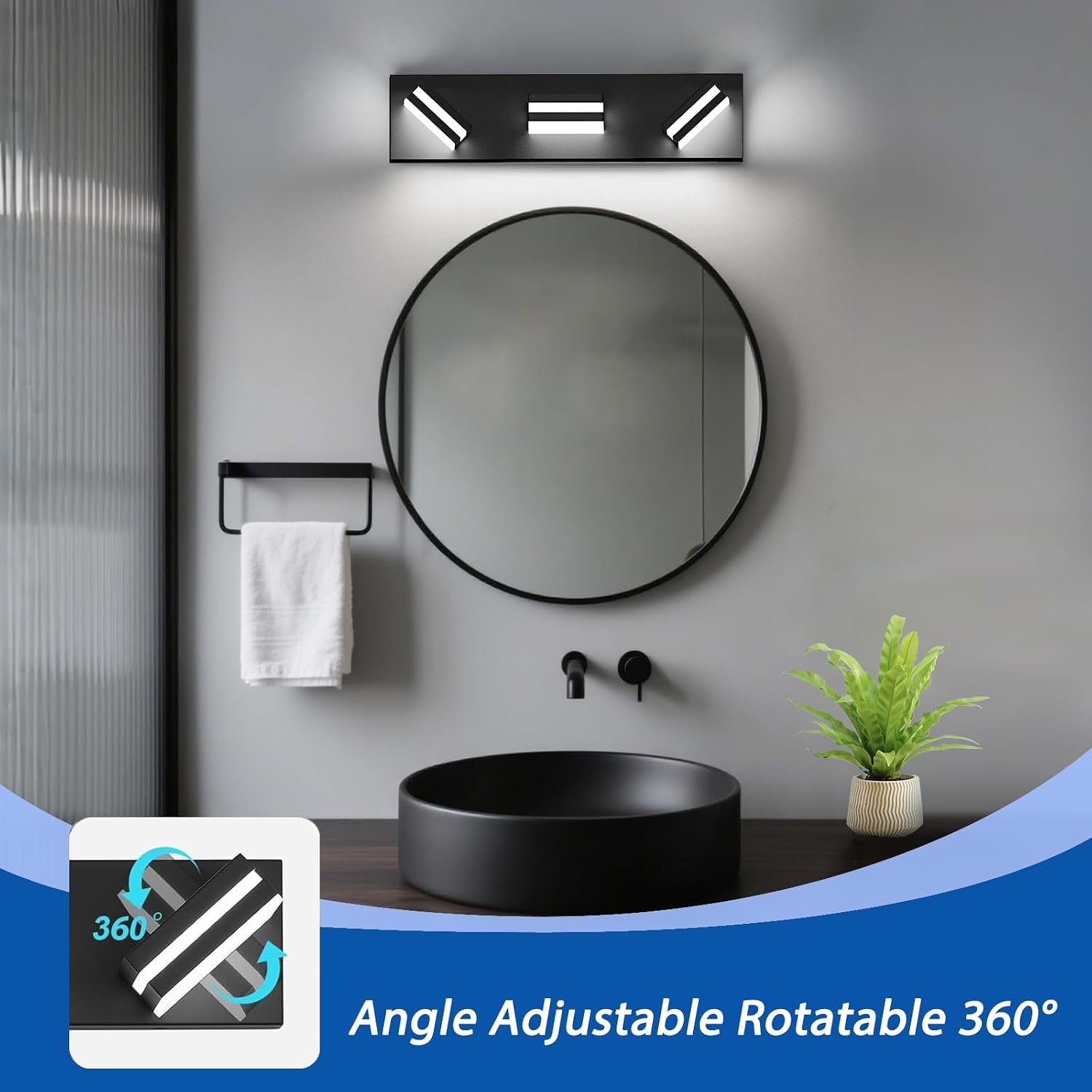 🔥Summer Sale🔥IZORRO LED Modern Bathroom Lights Fixtures