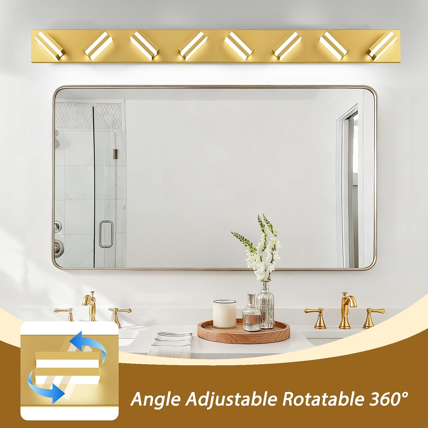 🔥Summer Sale🔥IZORRO LED Modern Bathroom Lights Fixtures