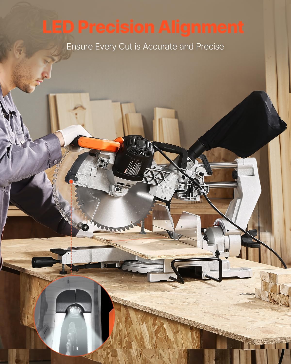 🔥Summer Sale🔥VEVOR Compound Miter Saw