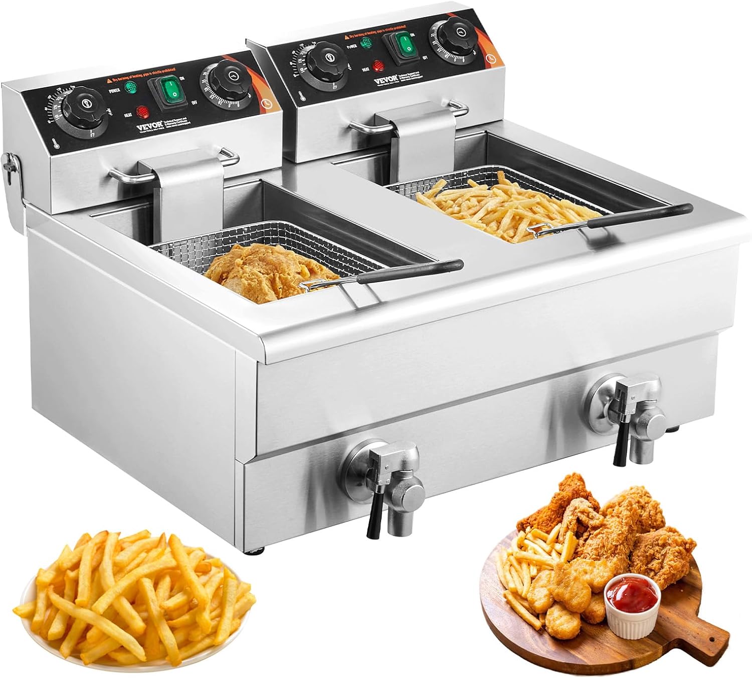 🔥Summer Sale🔥VEVOR Commercial Deep Fryer