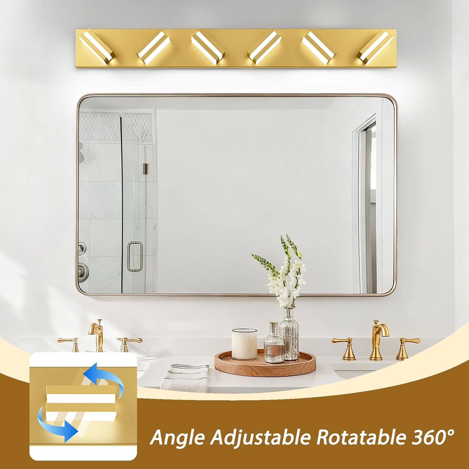 🔥Summer Sale🔥IZORRO LED Modern Bathroom Lights Fixtures