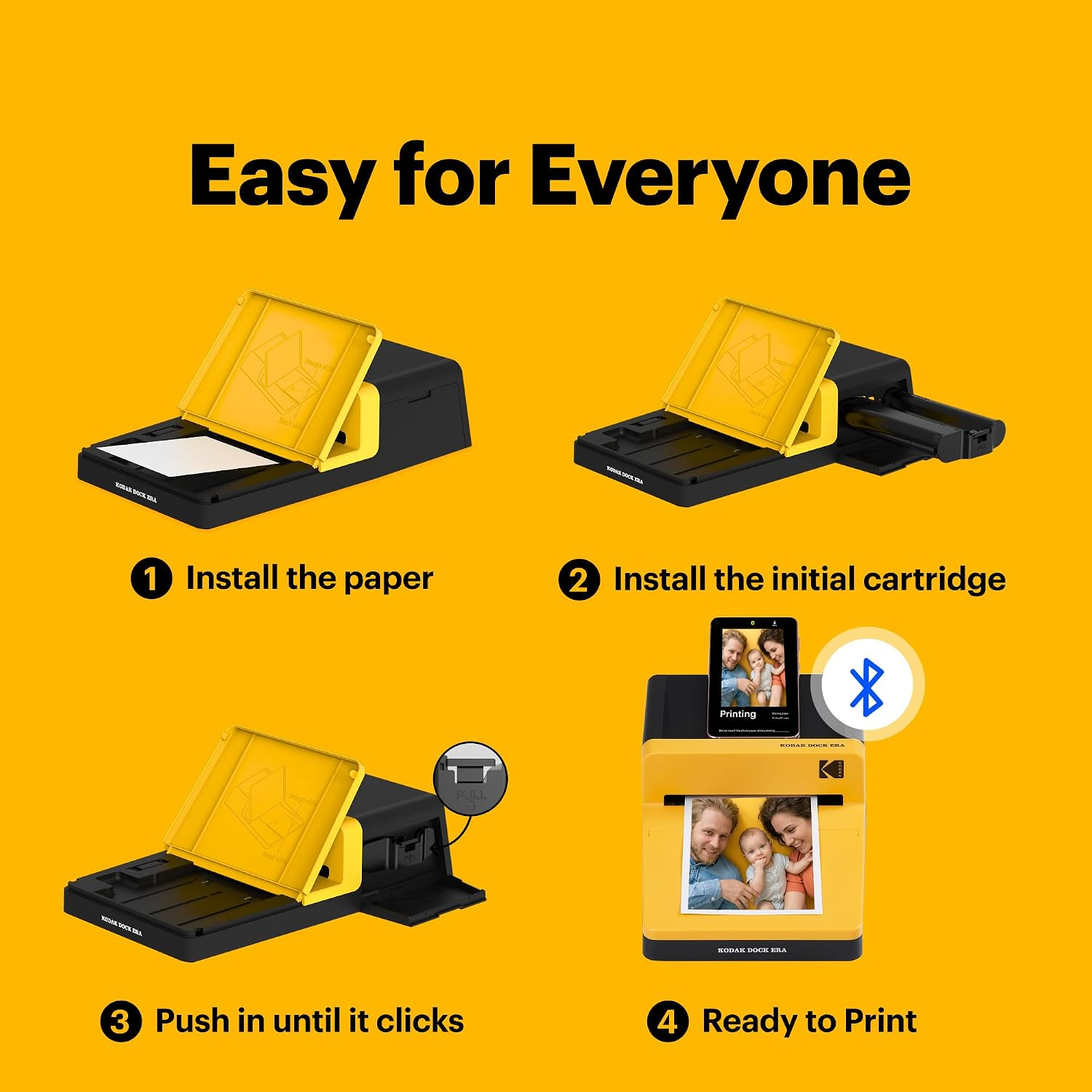 🎁[PERFECT GIFT] Kodak Dock & Wi-Fi Portable 4x6” Instant Photo Printer for iOS & Android, Premium Full Color Prints - Save 50% OFF