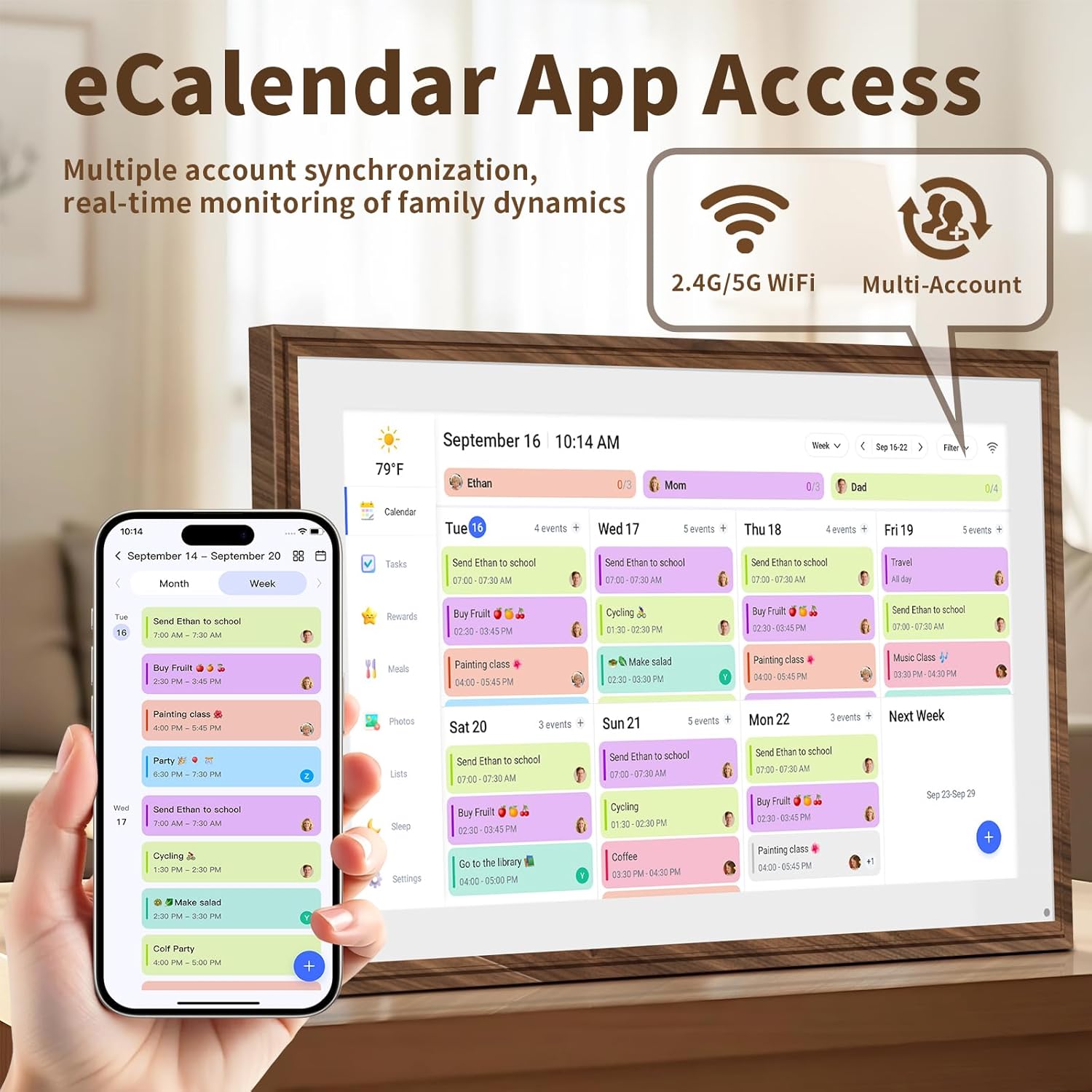 🔥Final Moments🔥Digital Calendar Chore Chart with Touchscreen