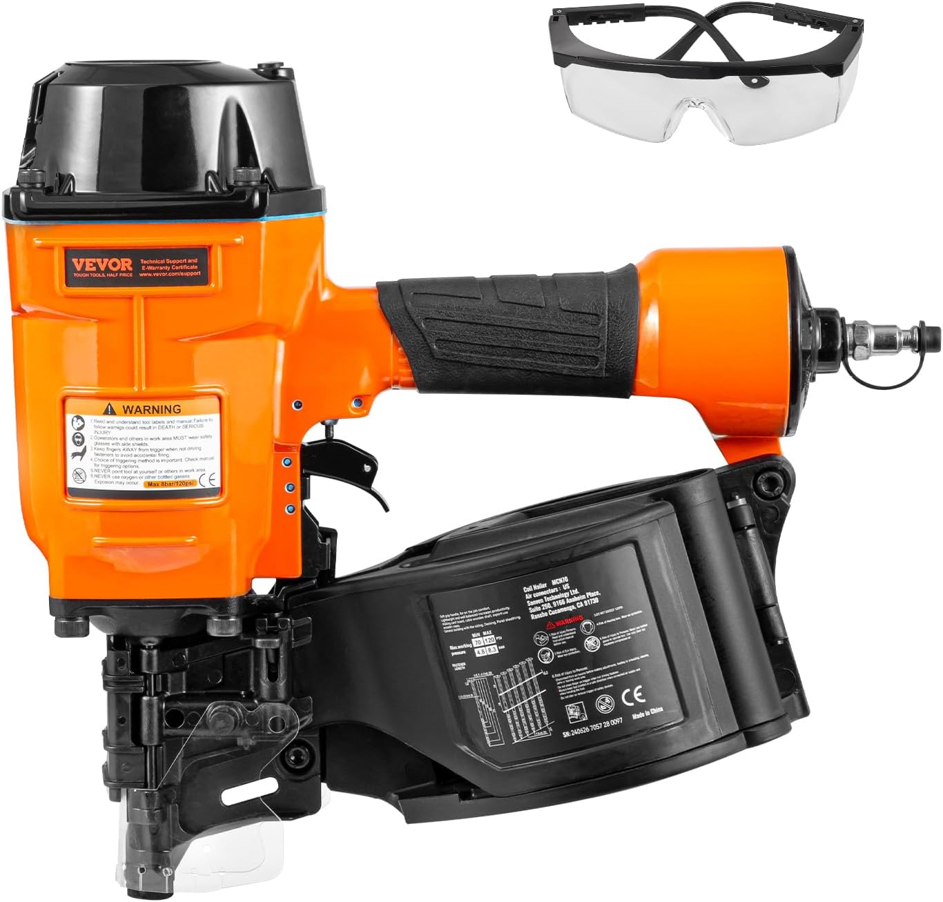 🔥Summer Sale🔥VEVOR Coil Siding/Framing Nailer