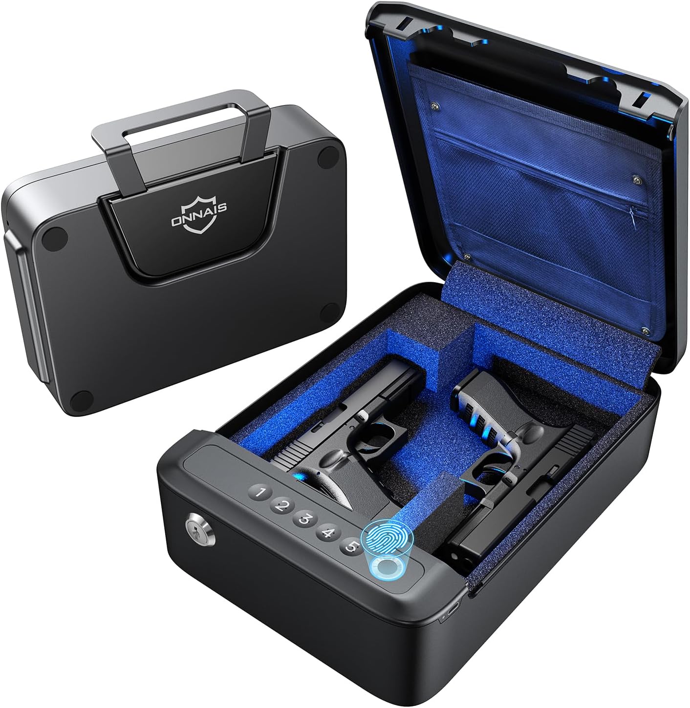 💥Special Offers💥🔐 ONNAIS Iron SE Biometric Safe — Fast Access Security Lock Box