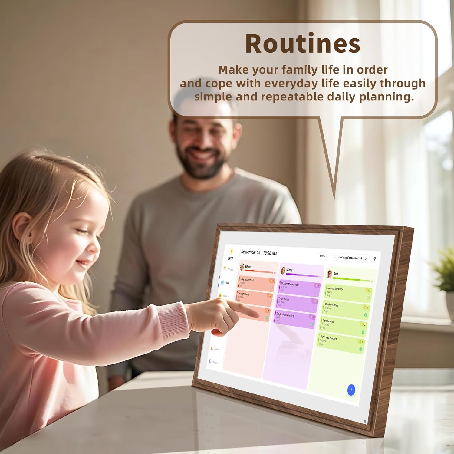 🔥Final Moments🔥Digital Calendar Chore Chart with Touchscreen