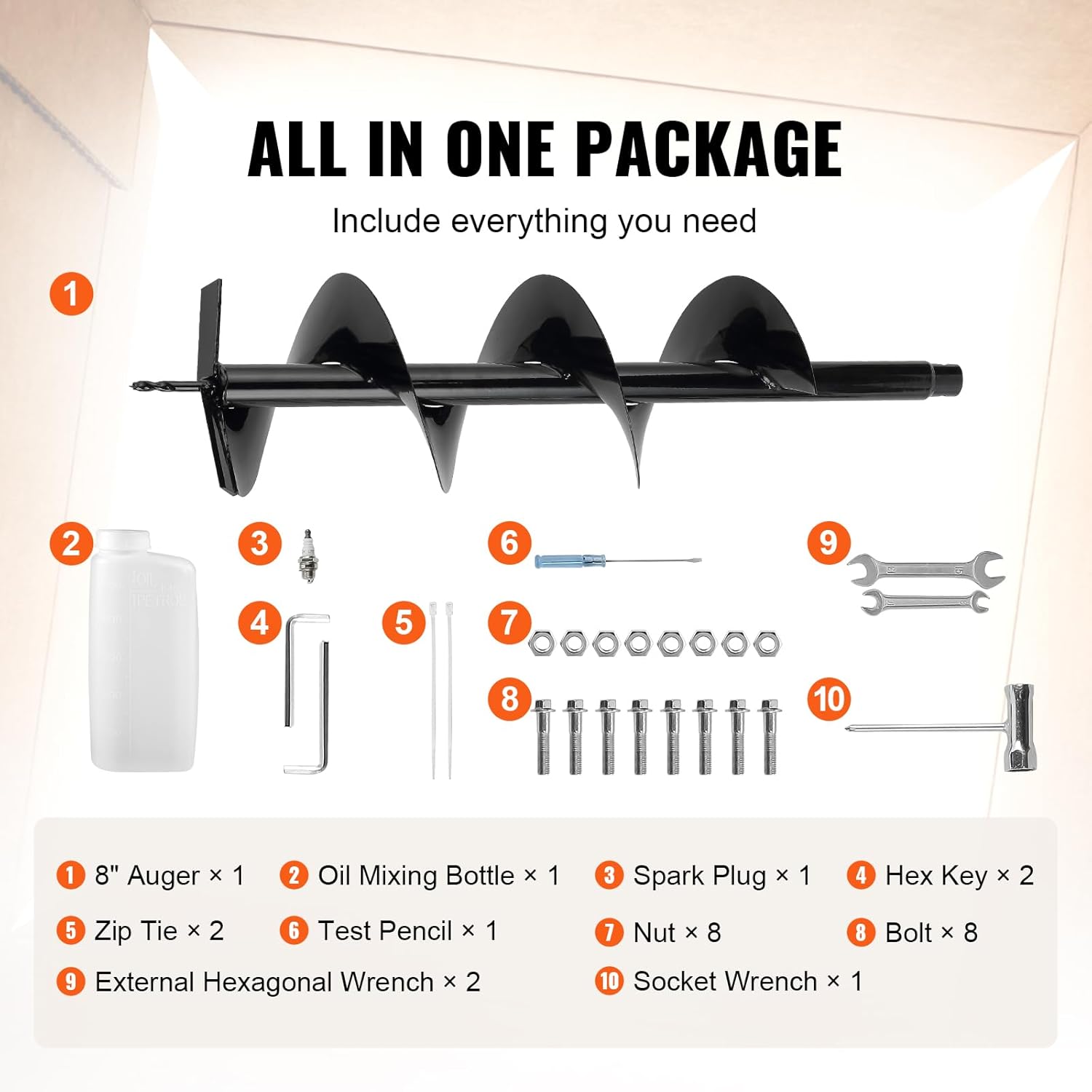 🔥Summer Sale🔥VEVOR Post Hole Digger