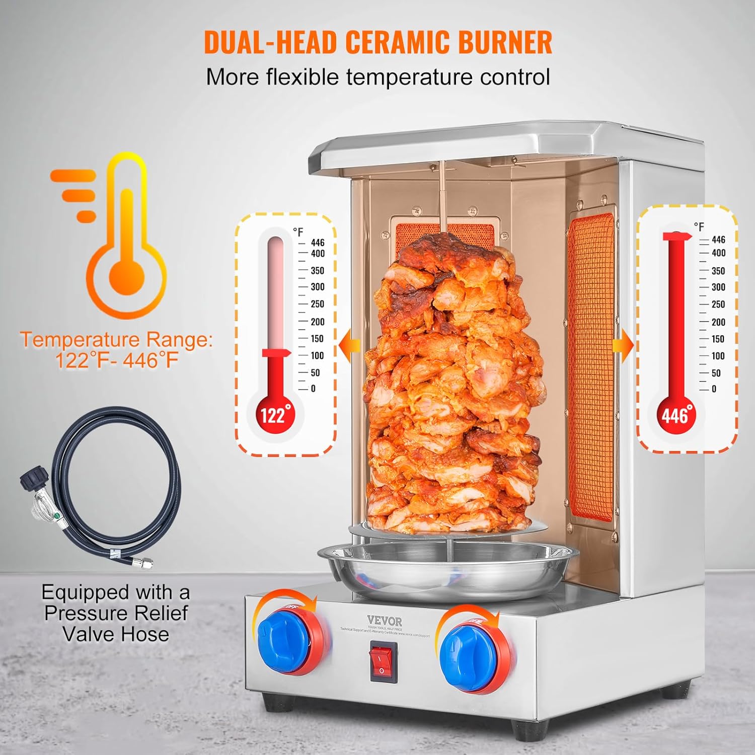 🔥Summer Sale🔥VEVOR Shawarma Grill Machine