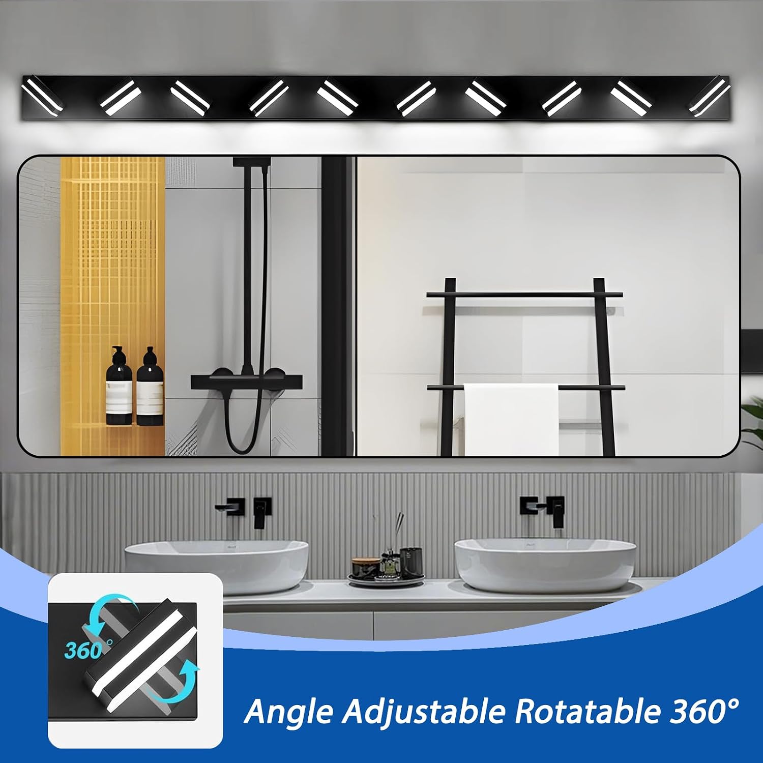 🔥Summer Sale🔥IZORRO LED Modern Bathroom Lights Fixtures