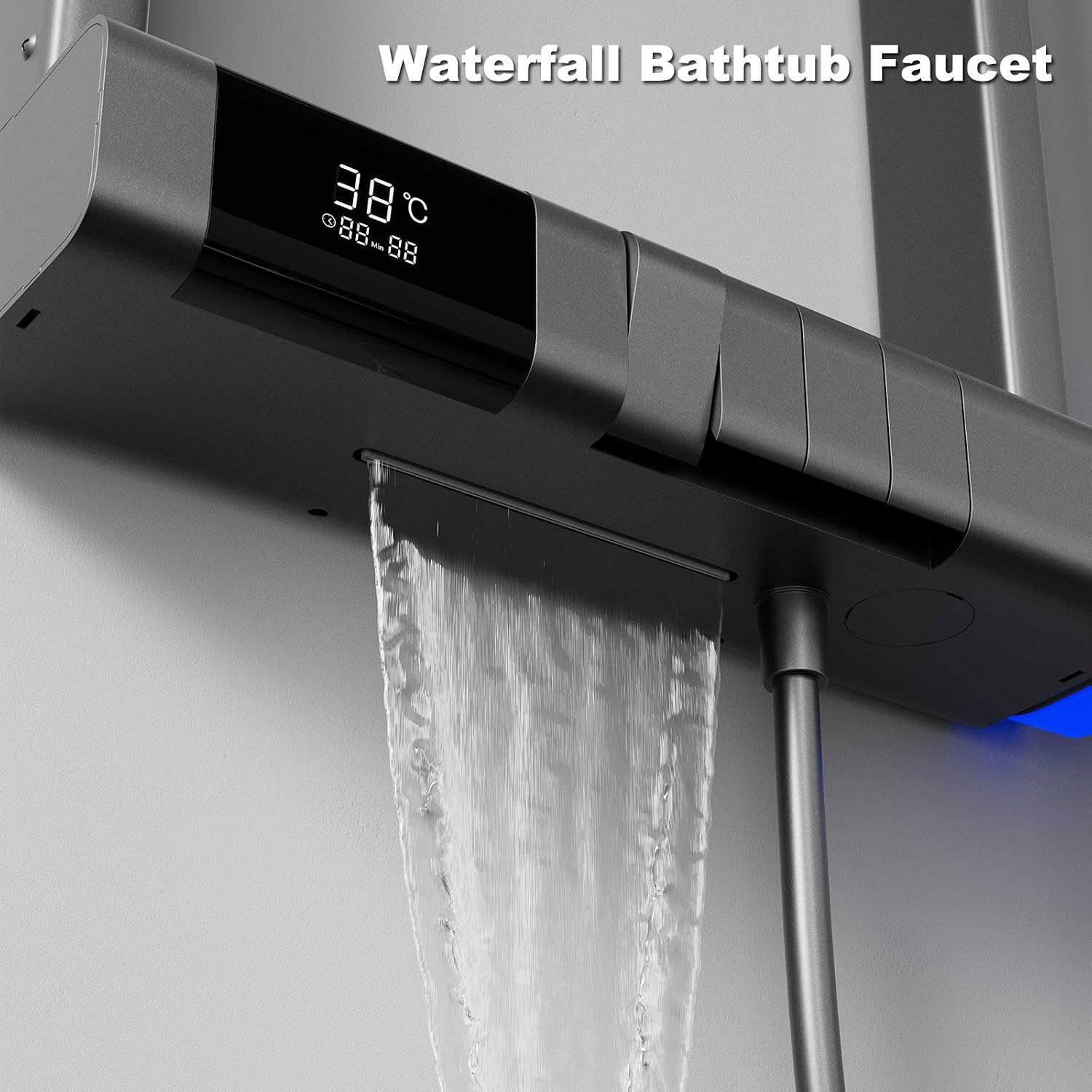 ⚡Limited Time Deal | Smart 6-in-1 Thermostatic Shower Tower Panel Set, LED Temp Display Piano Keys Faucet - Best Price Online