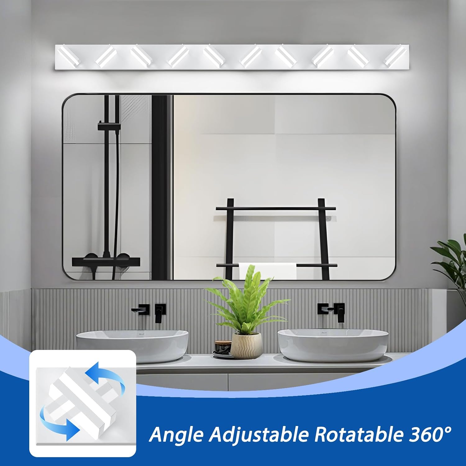 🔥Summer Sale🔥IZORRO LED Modern Bathroom Lights Fixtures