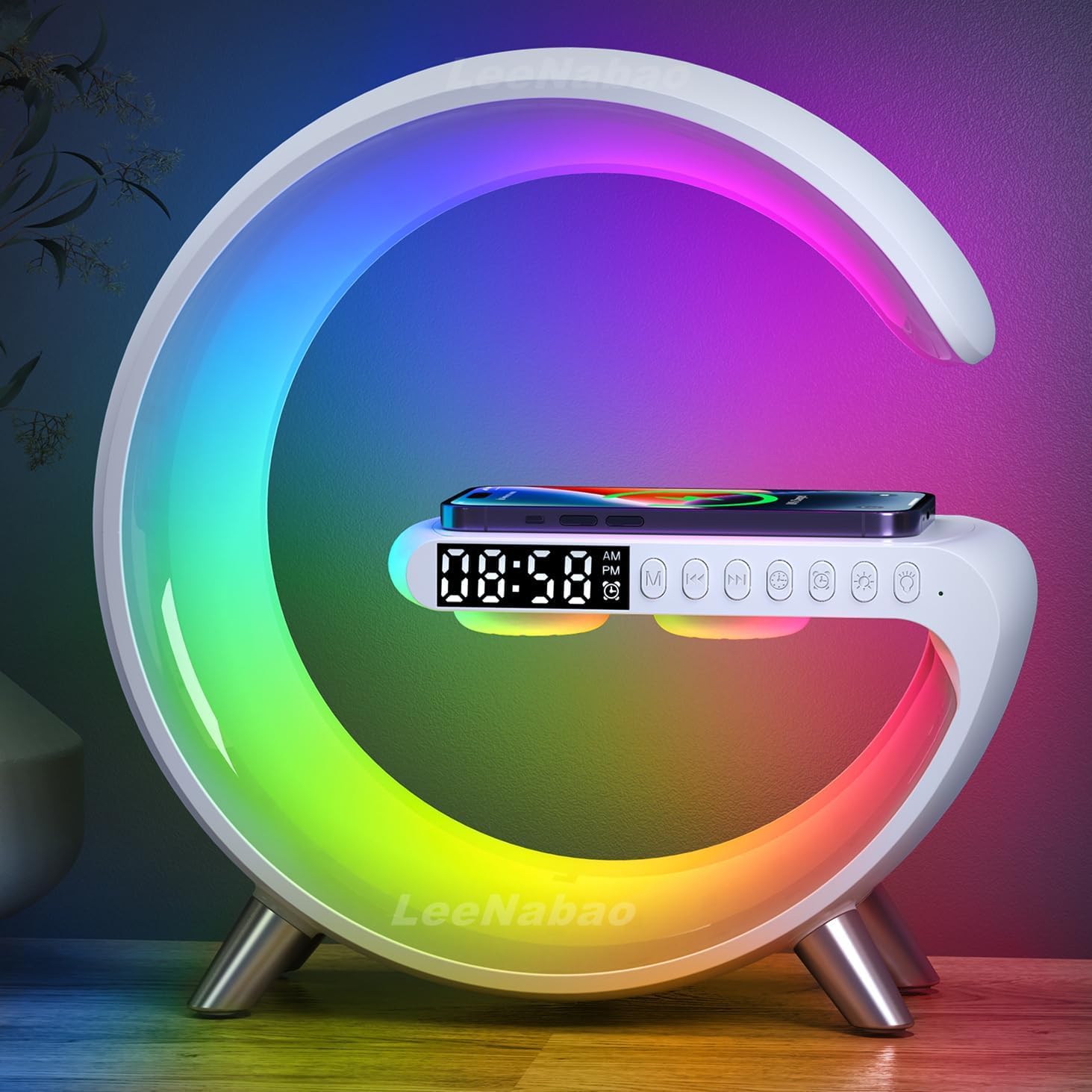 🔥Buy 1 Get 1 Free🔋🎶5-in-1 Smart Bedside Lamp