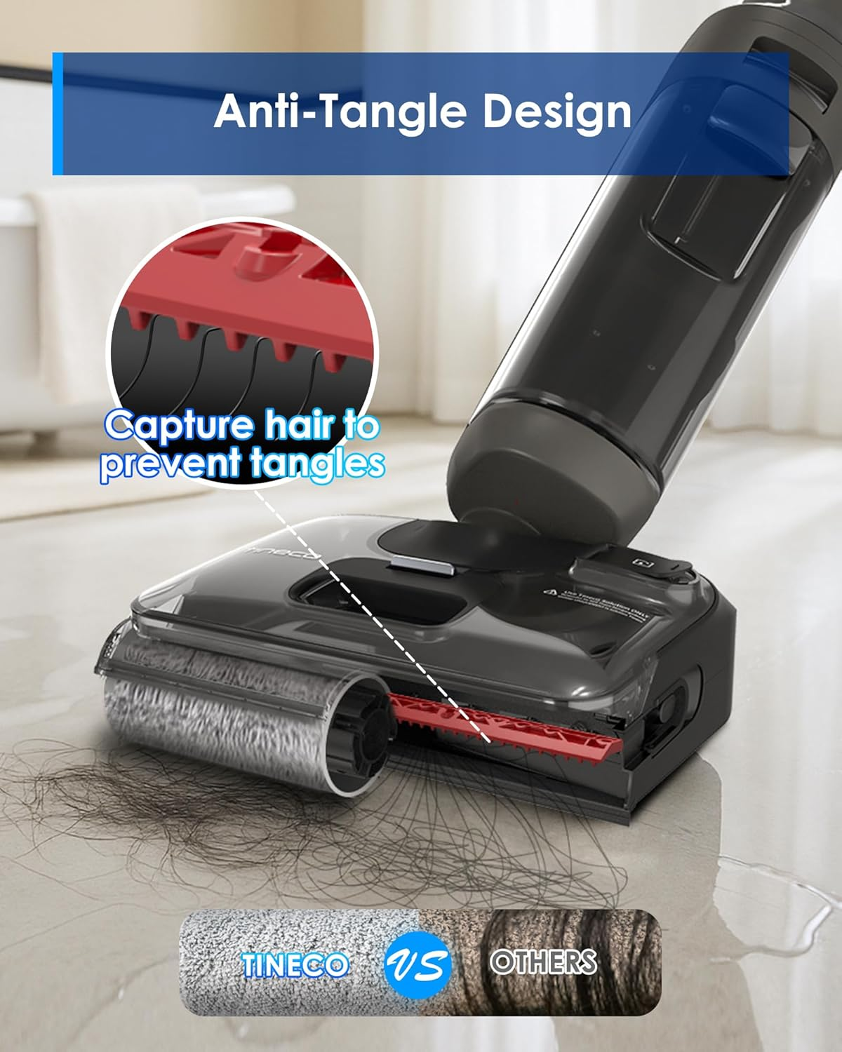 🚨 [CLEARANCE SALE] Tineco Floor ONE i6 Stretch 2-in-1 Smart Cordless Wet Dry Vacuum, 180° Reclining Floor Washer for Home & Pet Hair 🏷️