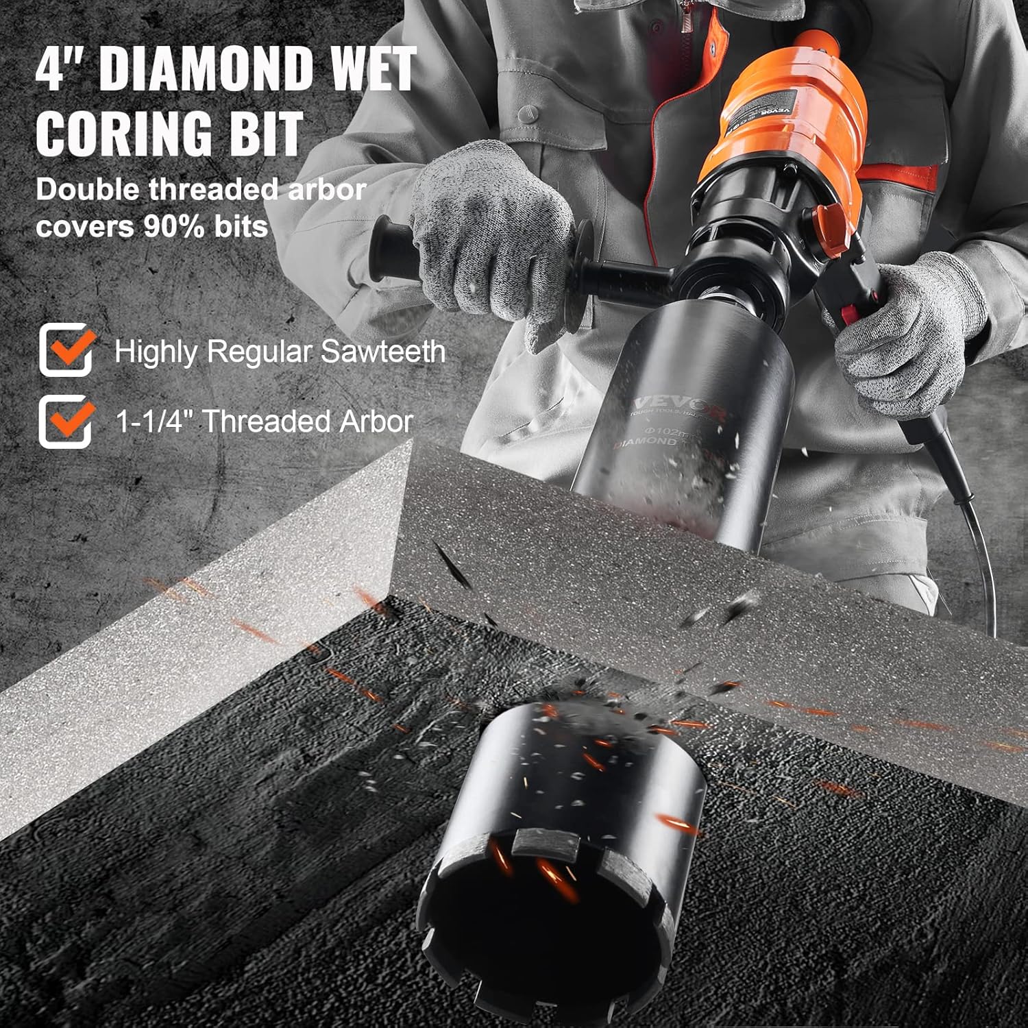 🔥Big Sale🔥VEVOR Diamond Core Drilling Machine