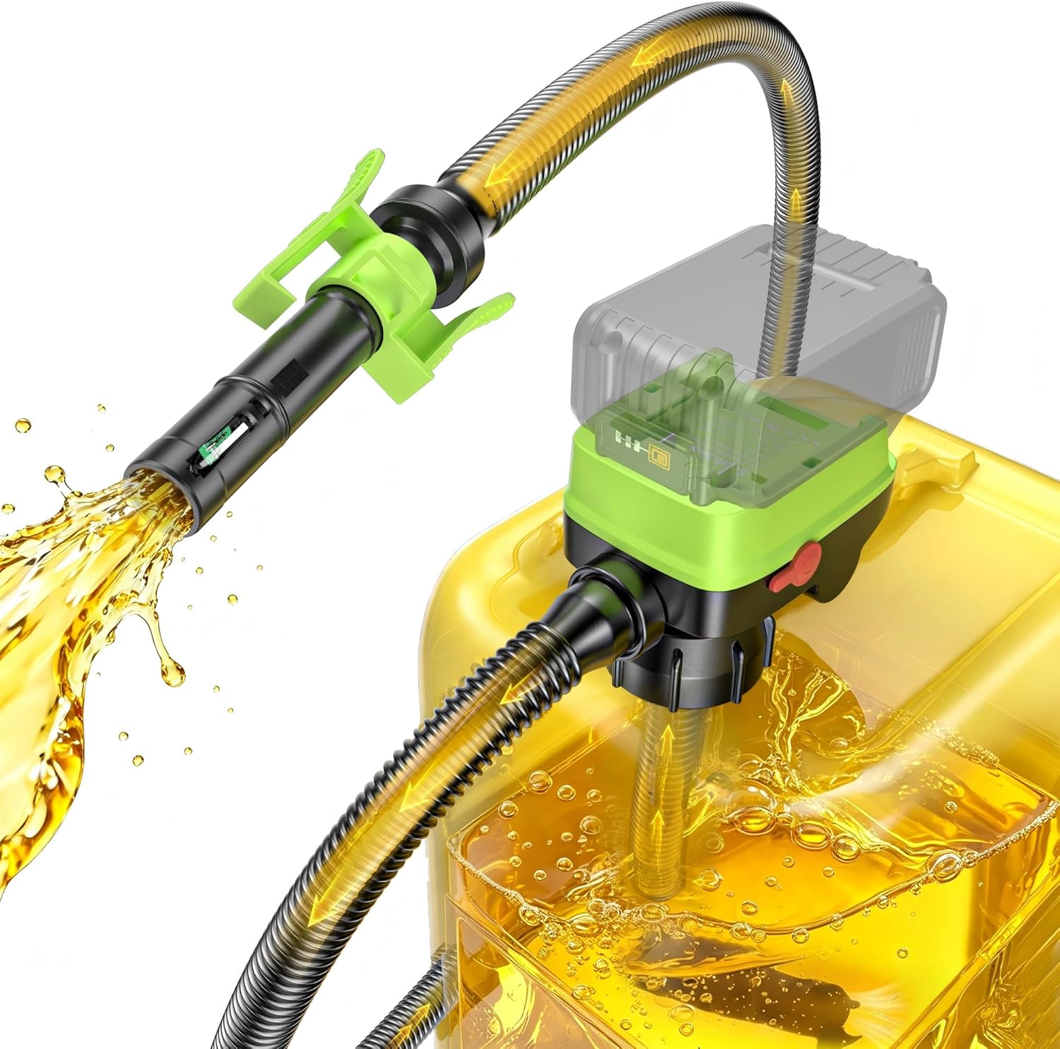 #💥Today Only⚡TaskStar Battery Powered Fuel Transfer Pump Kit – 12GPM Cordless Electric Pump