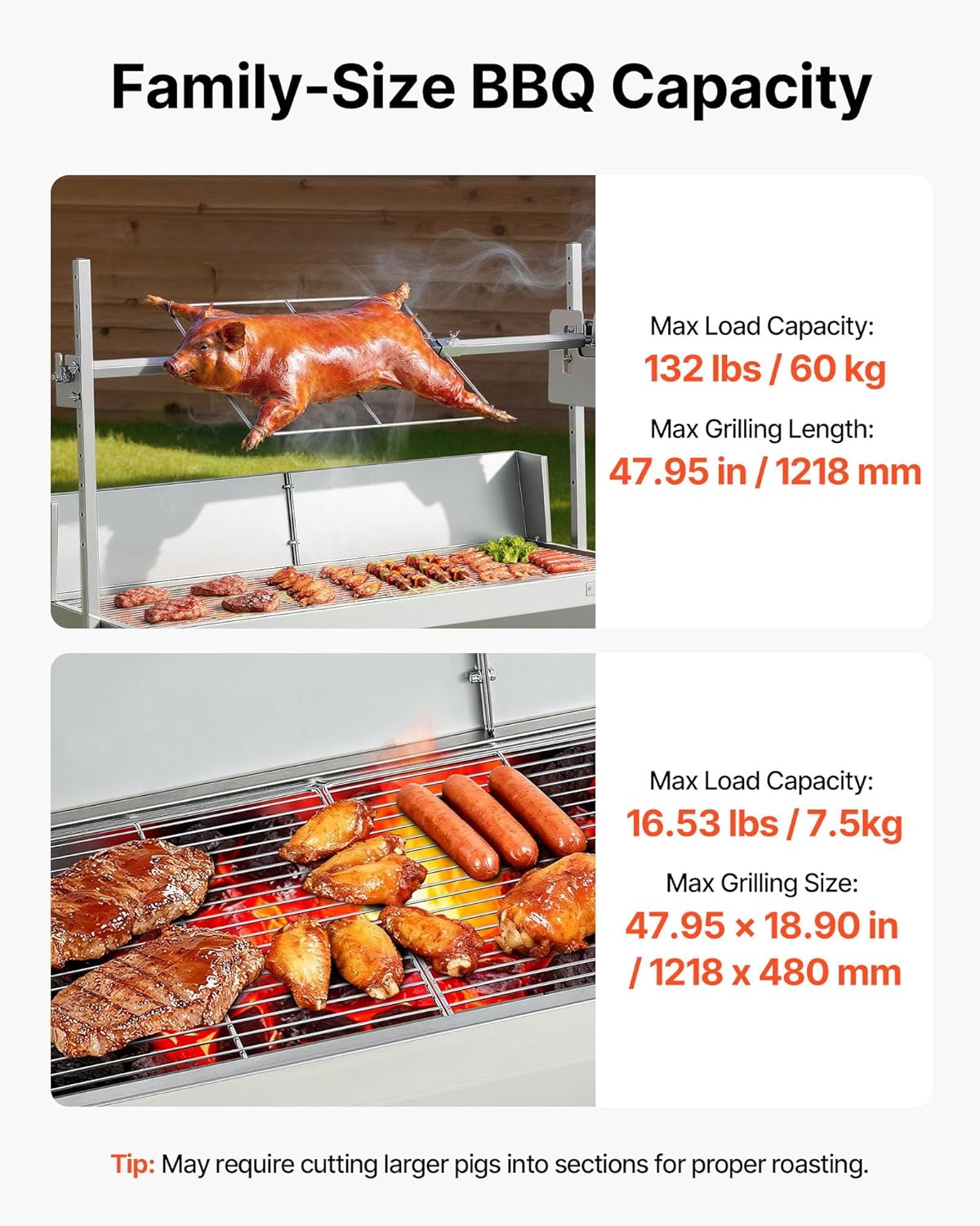 🔥Summer Sale🔥VEVOR Automatic Rotating Grill