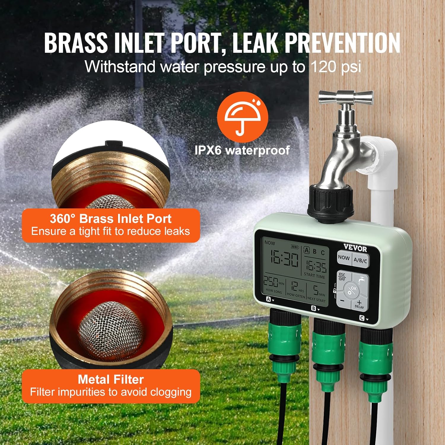 🔥Summer Sale🔥VEVOR Sprinkler Timer WiFi Water Timer