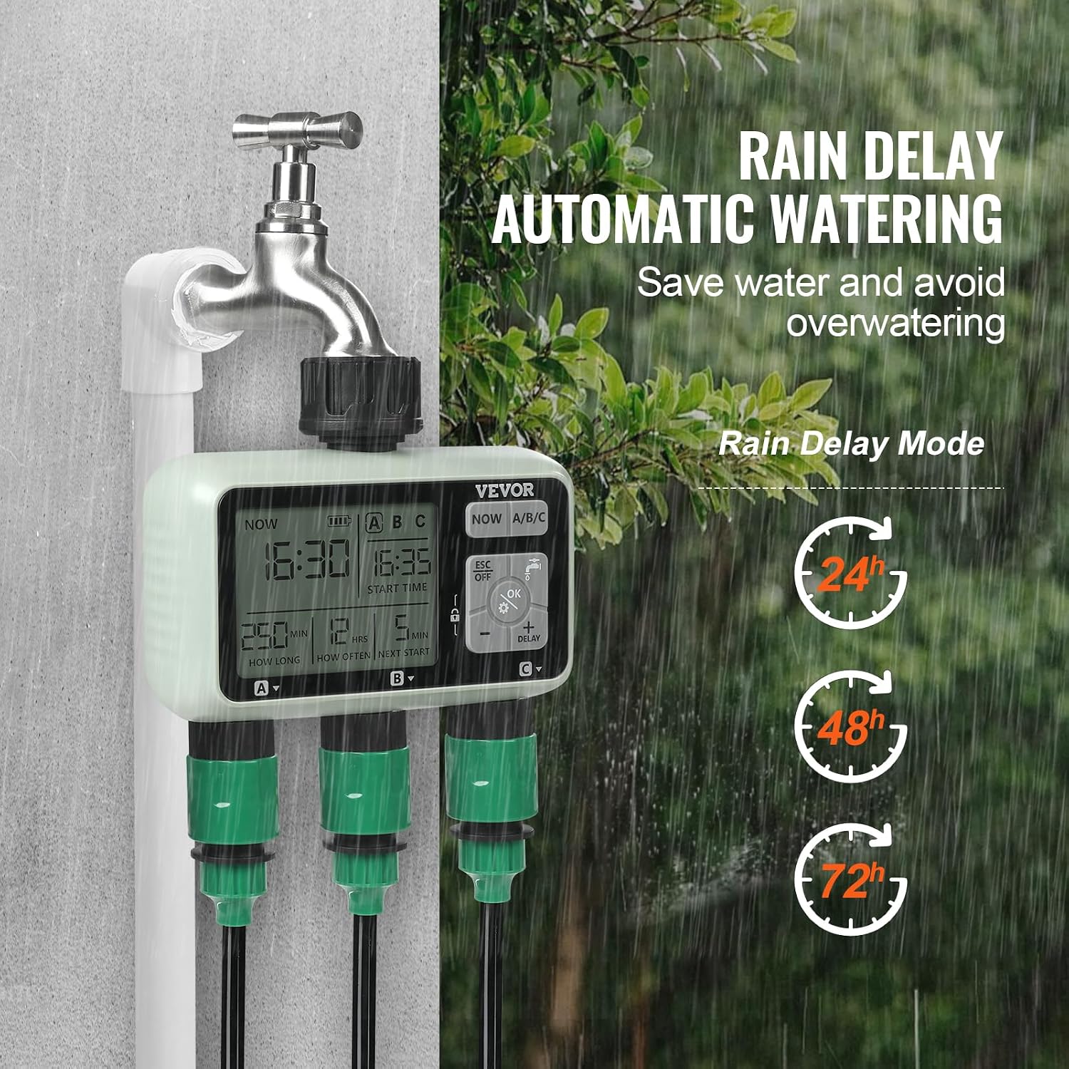 🔥Summer Sale🔥VEVOR Sprinkler Timer WiFi Water Timer