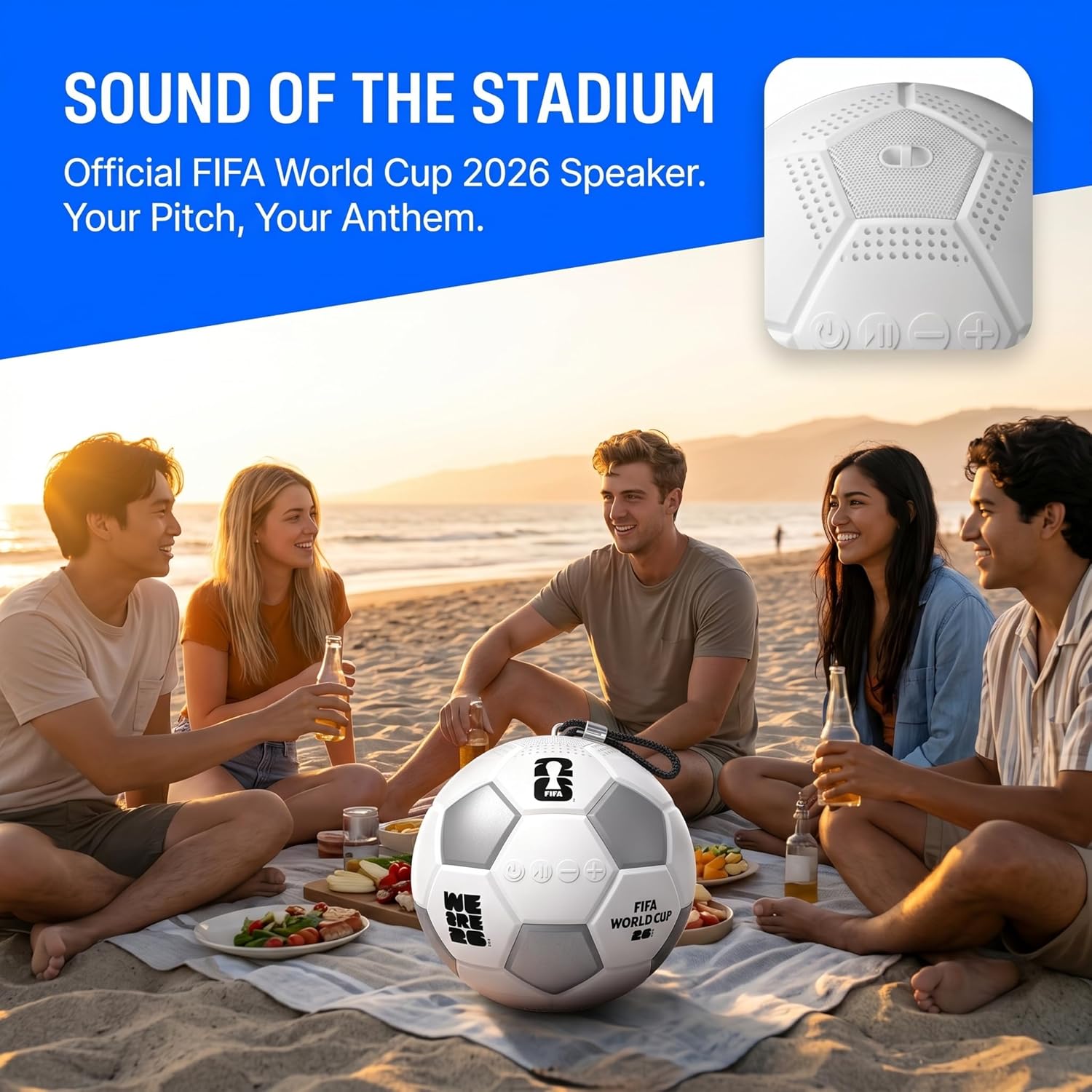 🏆⚽FIFA World Cup 2026 Portable Wireless Speaker🎶