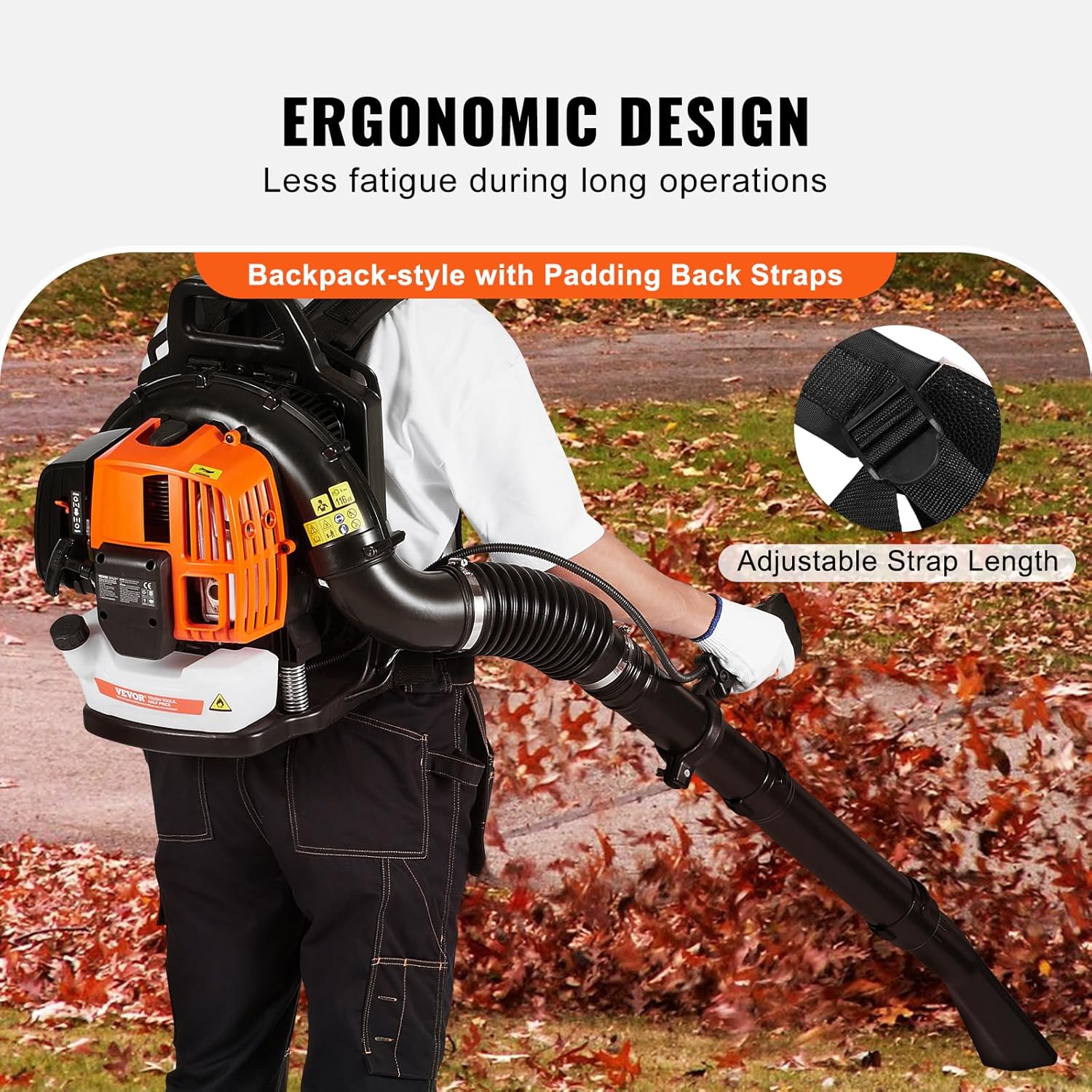 🔥Final Moments🔥63CC Backpack Leaf Blower Gas Powered