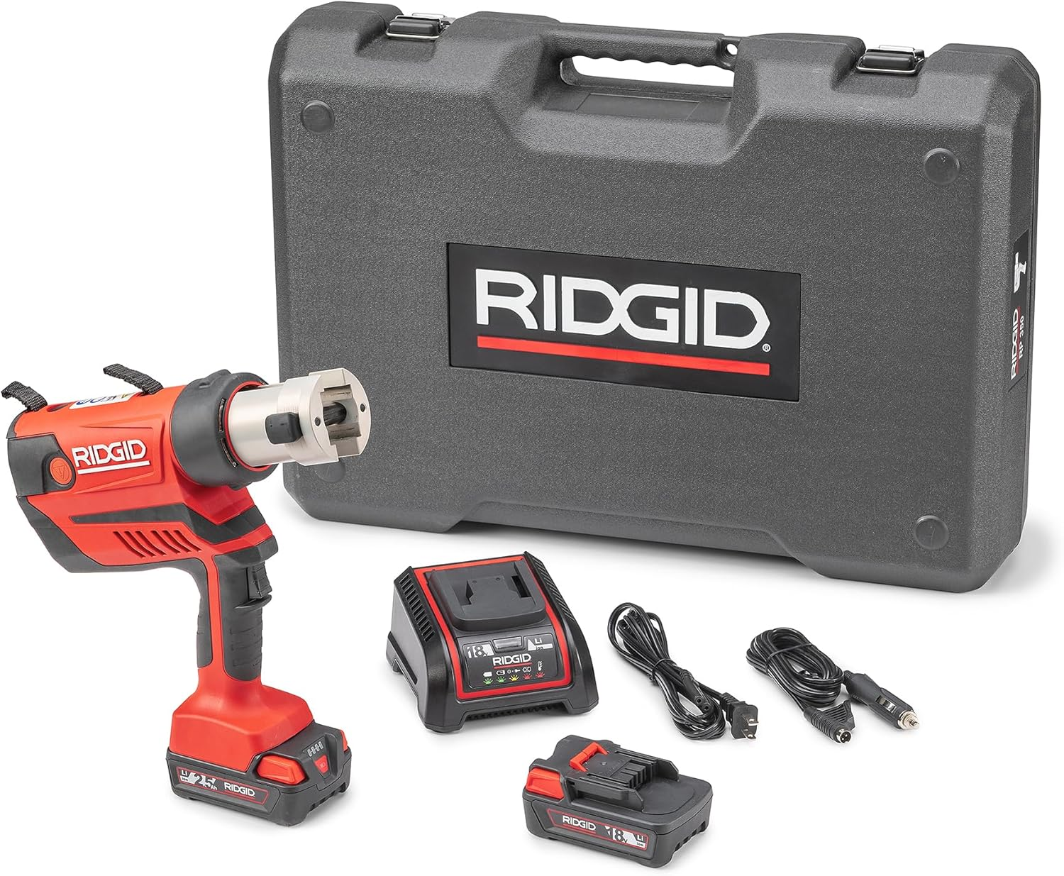 💥Clearance Sale! 100% Original RIDGID 67058 RP 350 ProPress Standard Press Tool Kit (1/2" - 1" Jaws) - Massive Savings