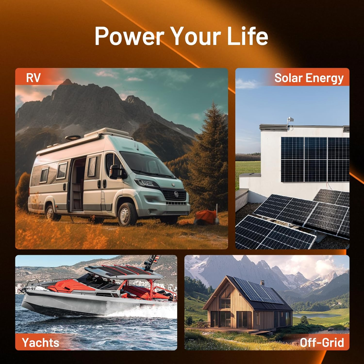 ⏳【Limited Stock】Humsienk 24V 200Ah LiFePO4 Lithium Battery 5120Wh, Built-in 250A BMS Max 6400W Load, Rechargeable Deep Cycle Battery for RV Campers