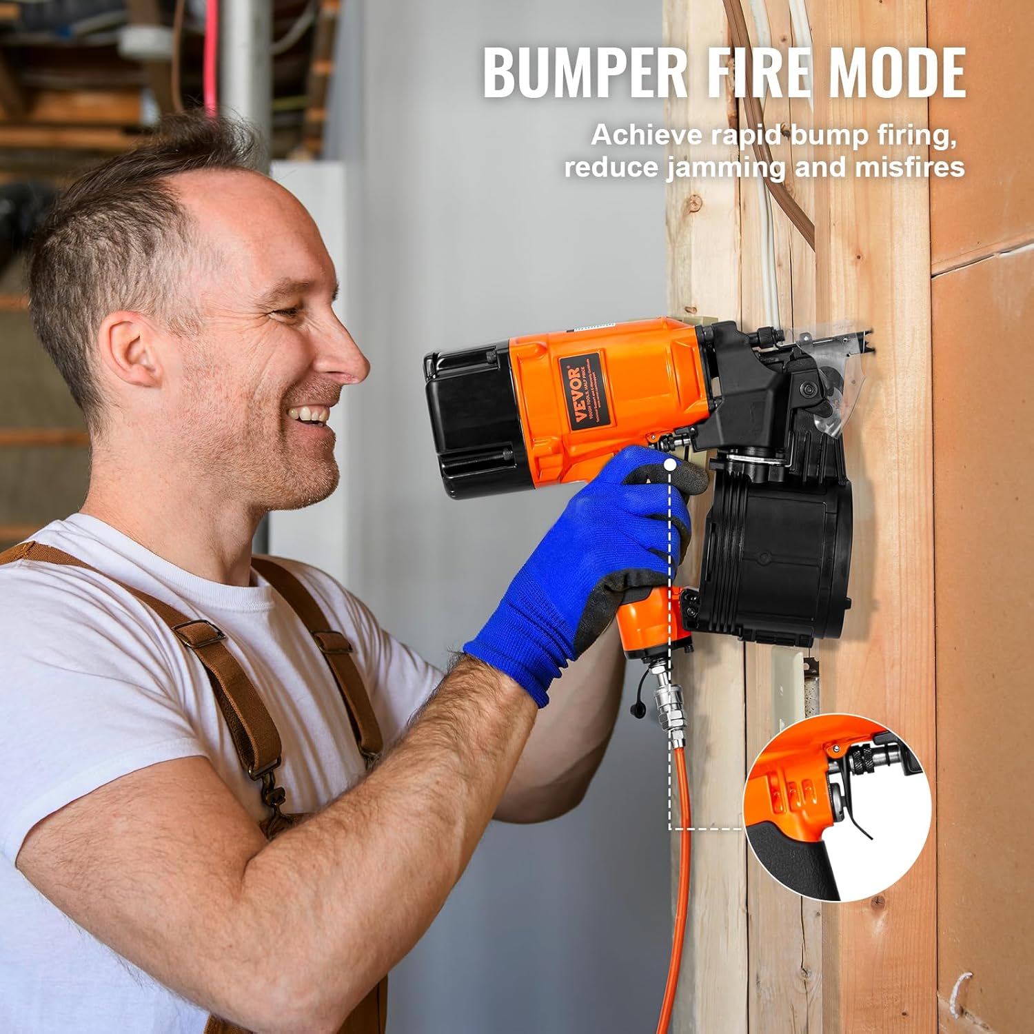 🔥Summer Sale🔥VEVOR Coil Siding/Framing Nailer
