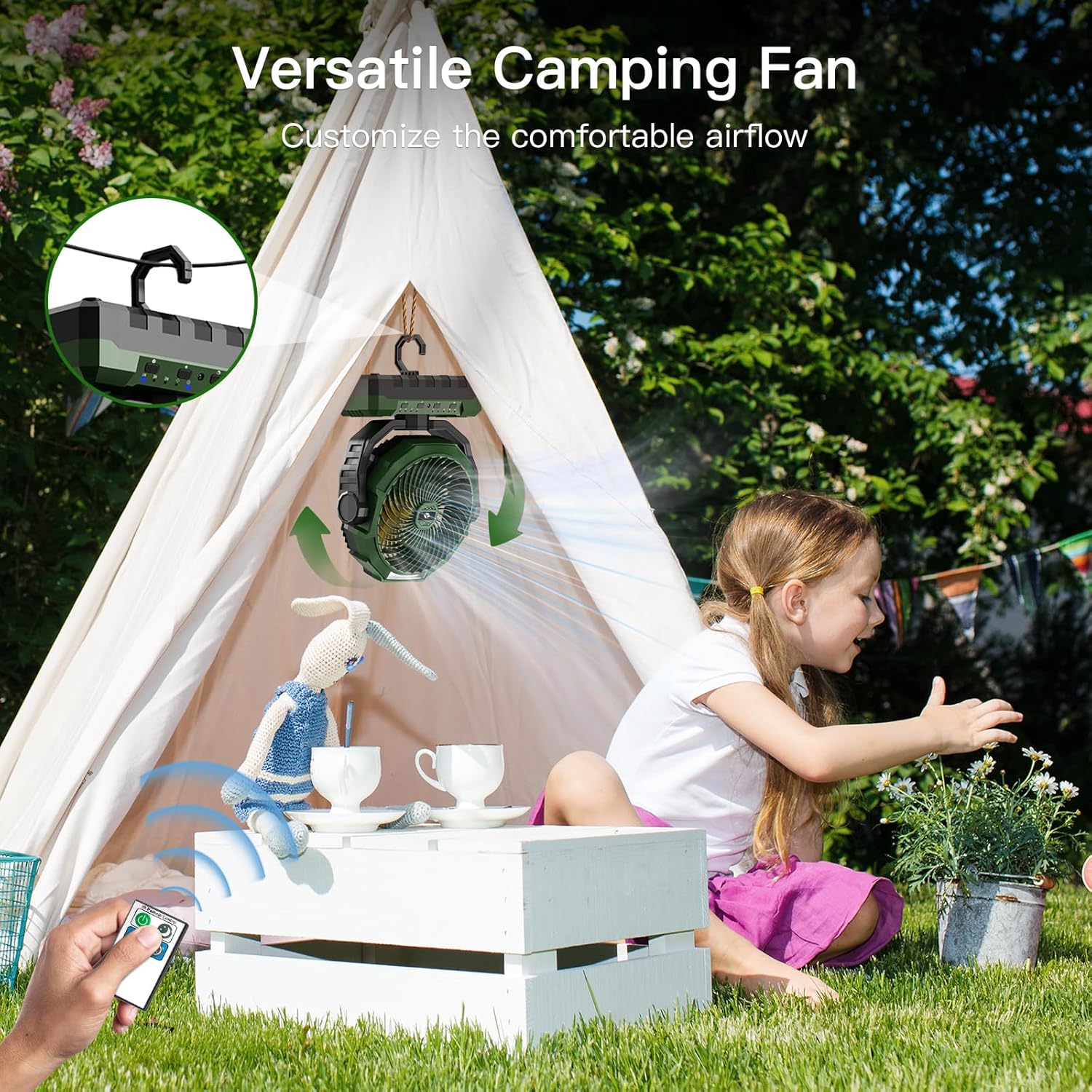 🔥Summer Sale🔥FRIZCOL 3-in-1 Camping Fan