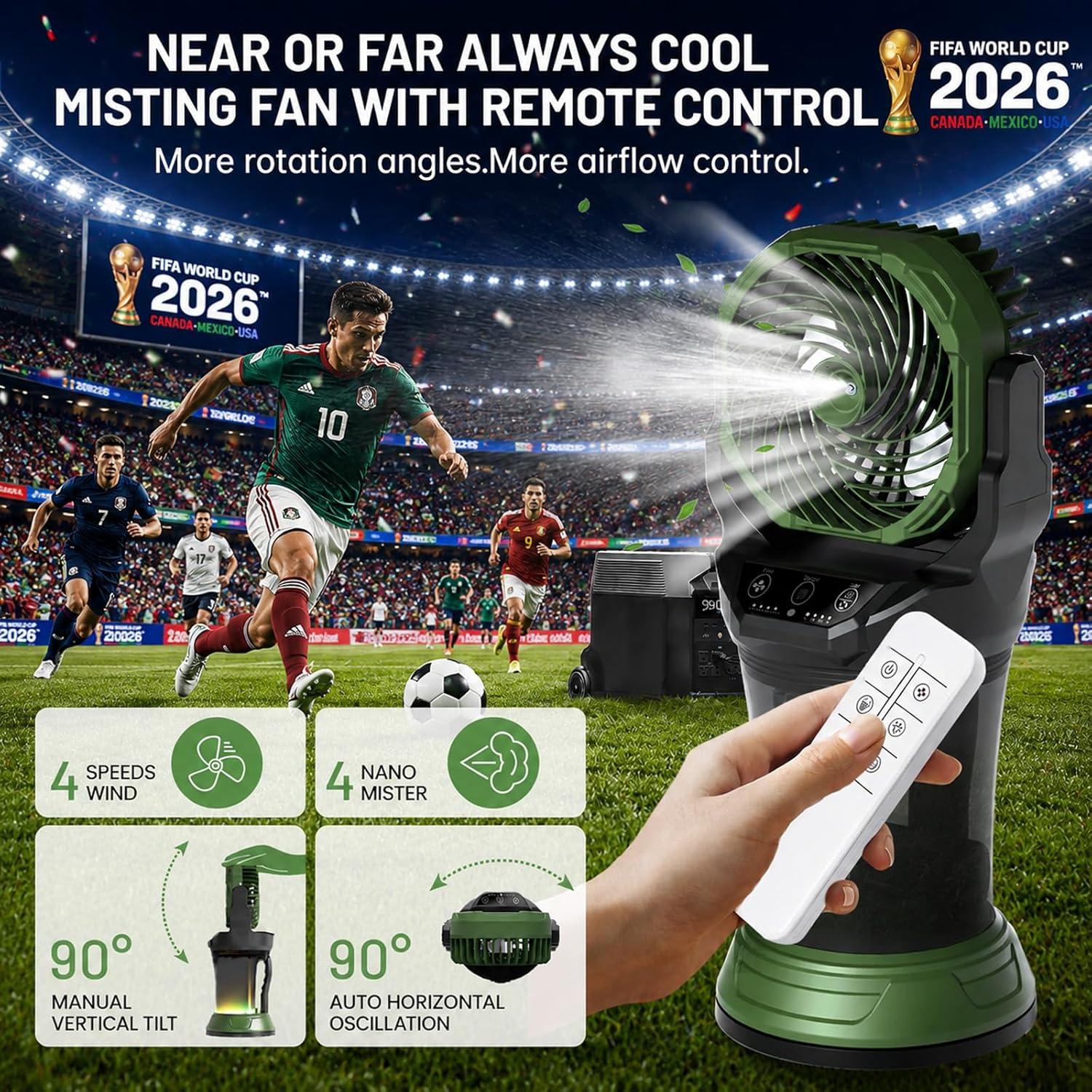 🔥Summer Sale🔥FRIZCOL 3-in-1 Camping Fan