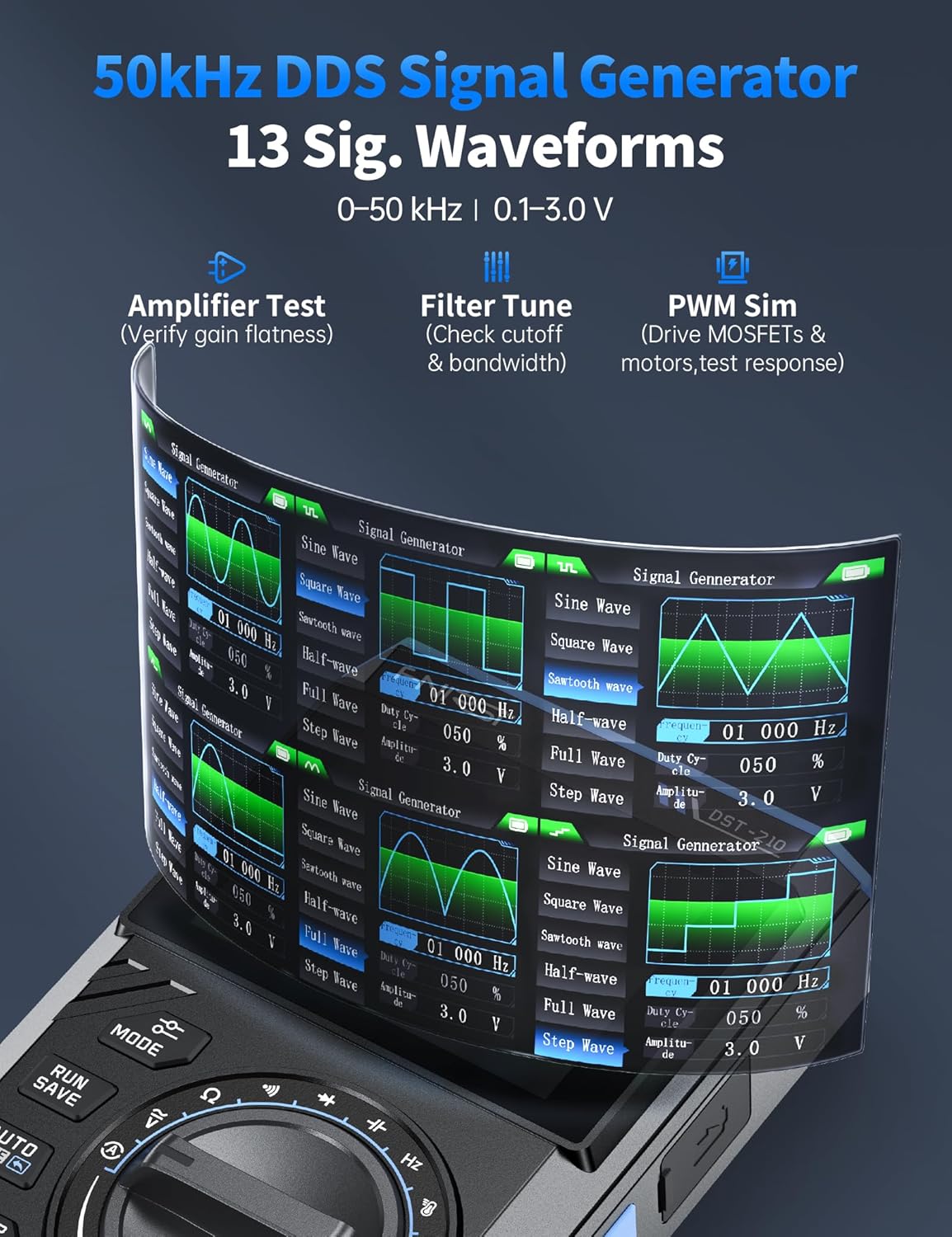 🔥Summer SALE🔥FNIRSI DST-210 Handheld Oscilloscope