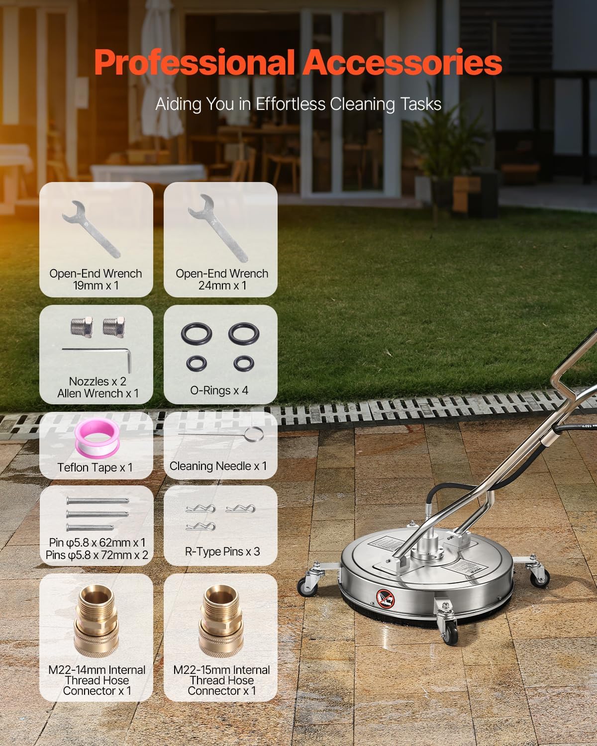 🔥Summer Sale🔥VEVOR Pressure Washer Surface Cleaner