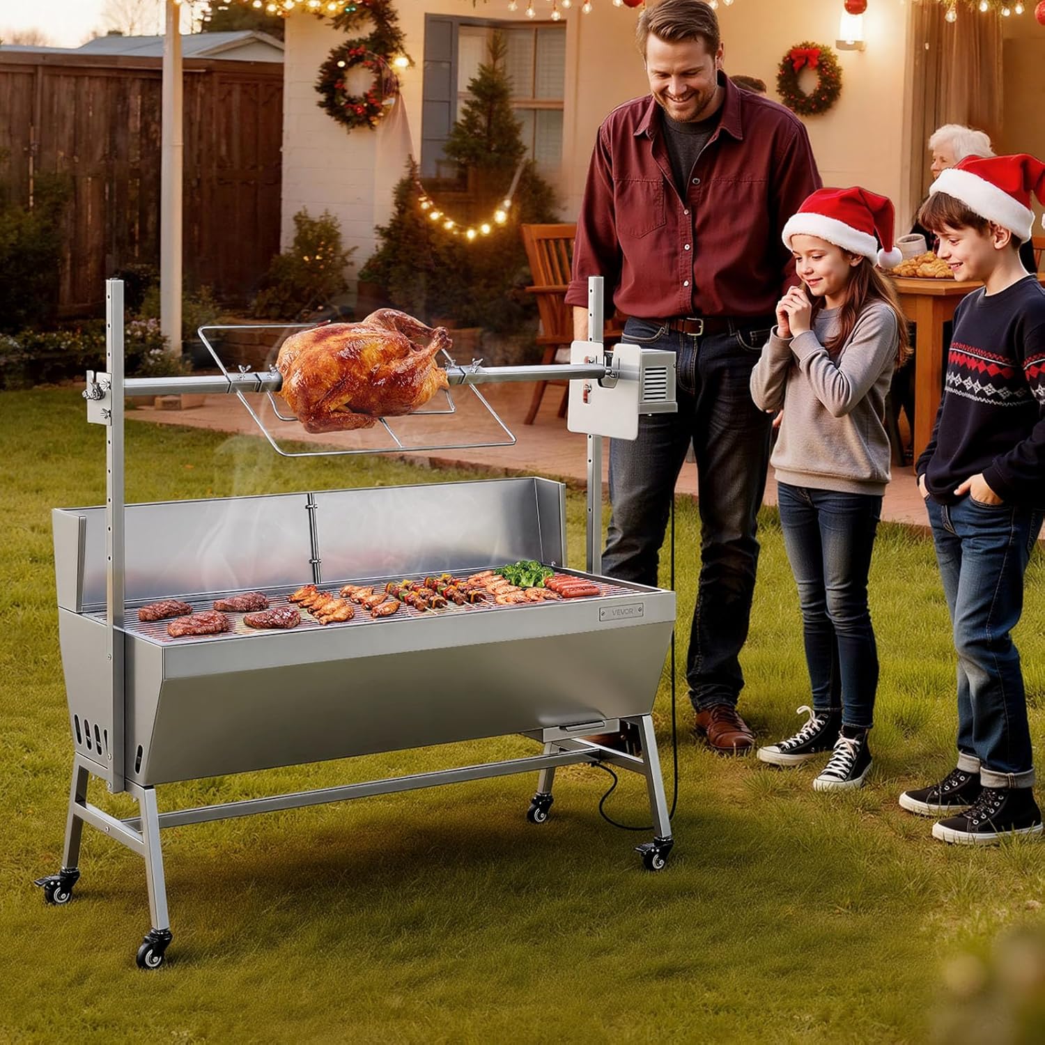 🔥Summer Sale🔥VEVOR Automatic Rotating Grill