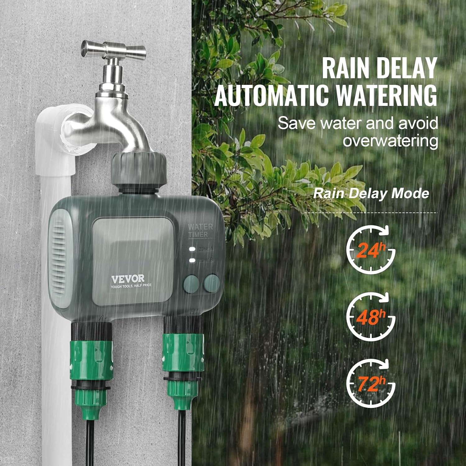 🔥Summer Sale🔥VEVOR Sprinkler Timer WiFi Water Timer
