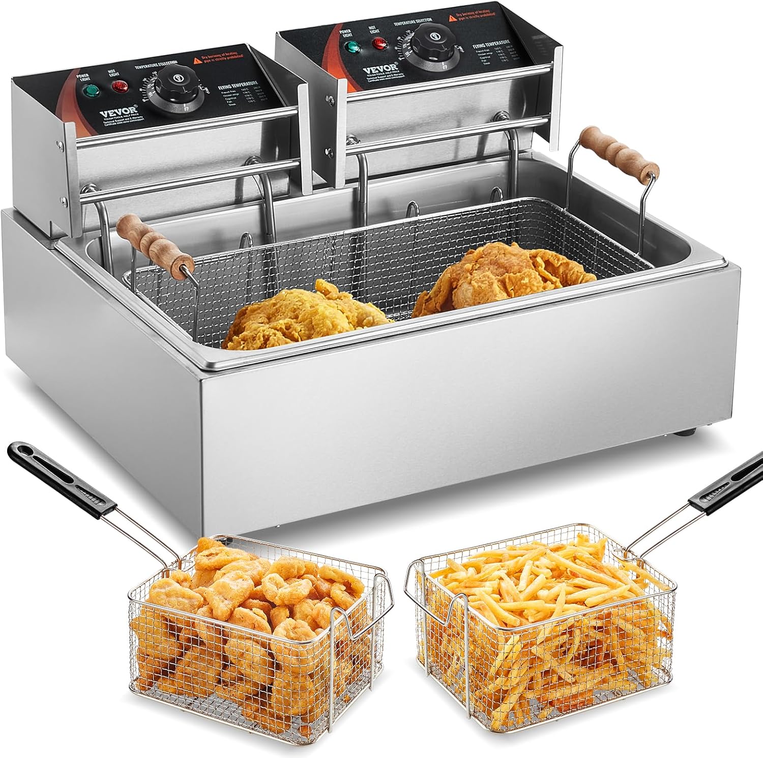 🔥Summer Sale🔥VEVOR Commercial Deep Fryer