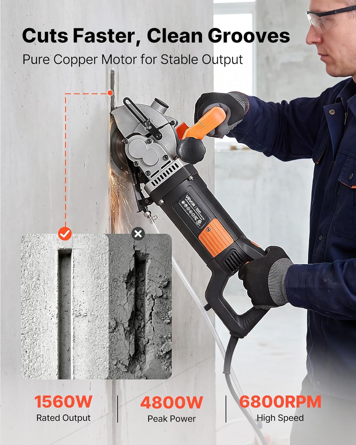 🔥Summer Sale🔥VEVOR Wall Chaser