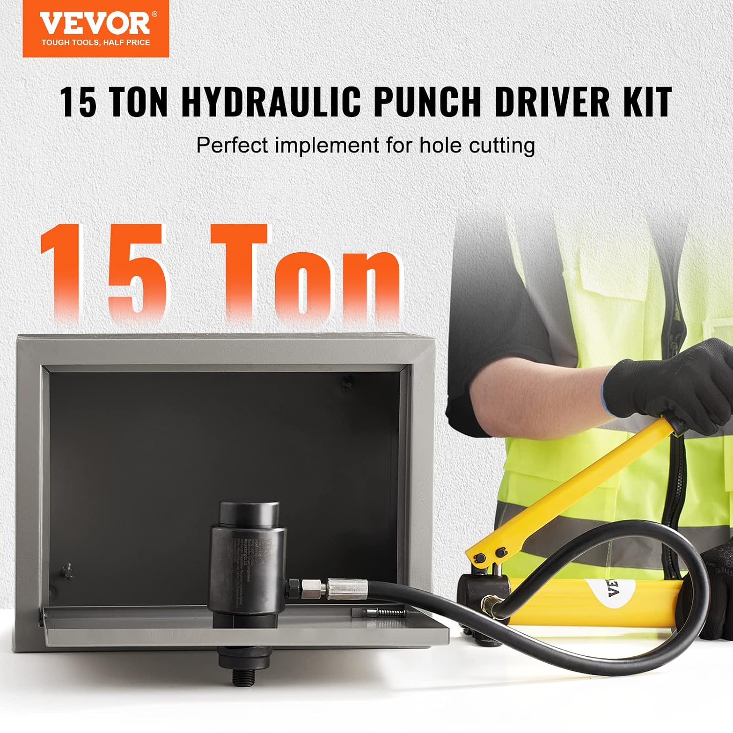 🔥Summer Sale🔥VEVOR Hydraulic Knockout Punch Kit