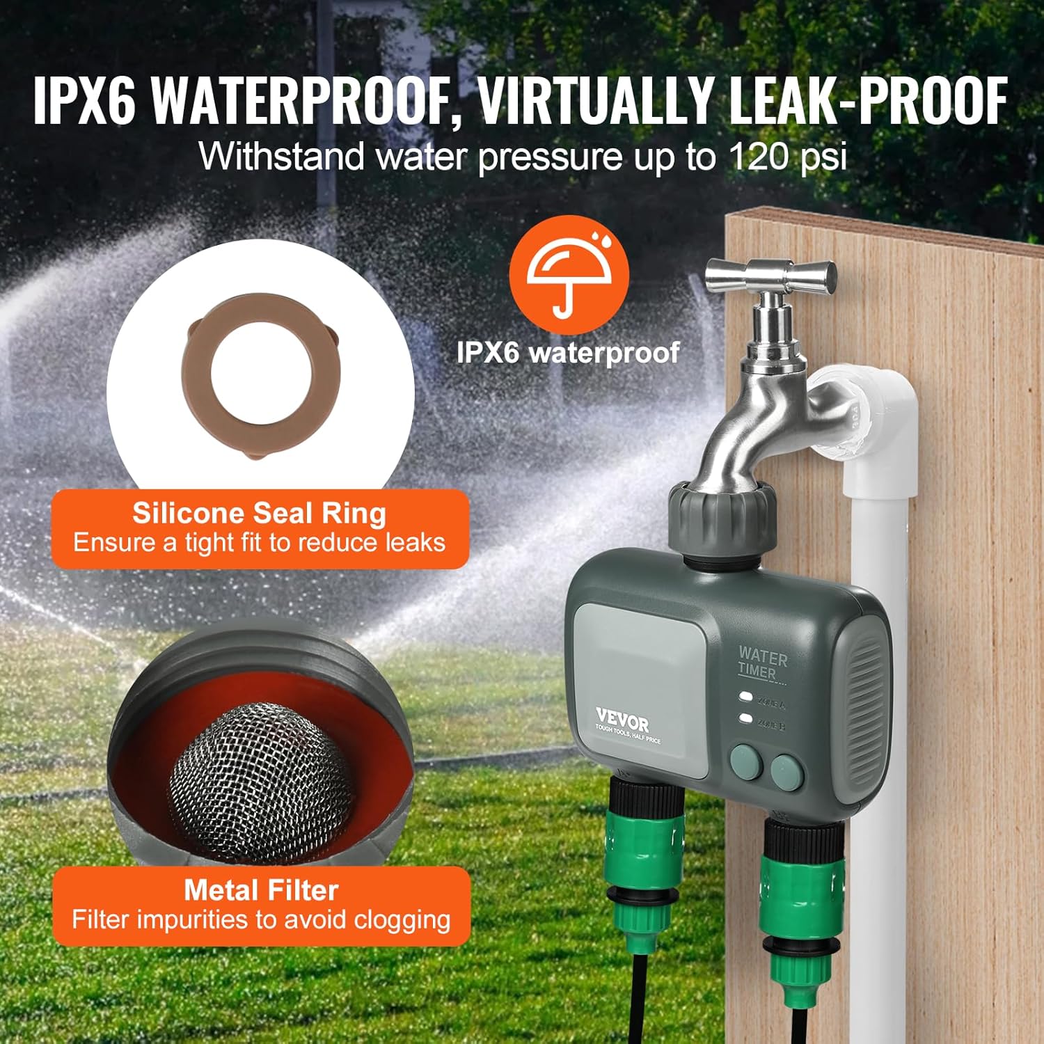 🔥Summer Sale🔥VEVOR Sprinkler Timer WiFi Water Timer